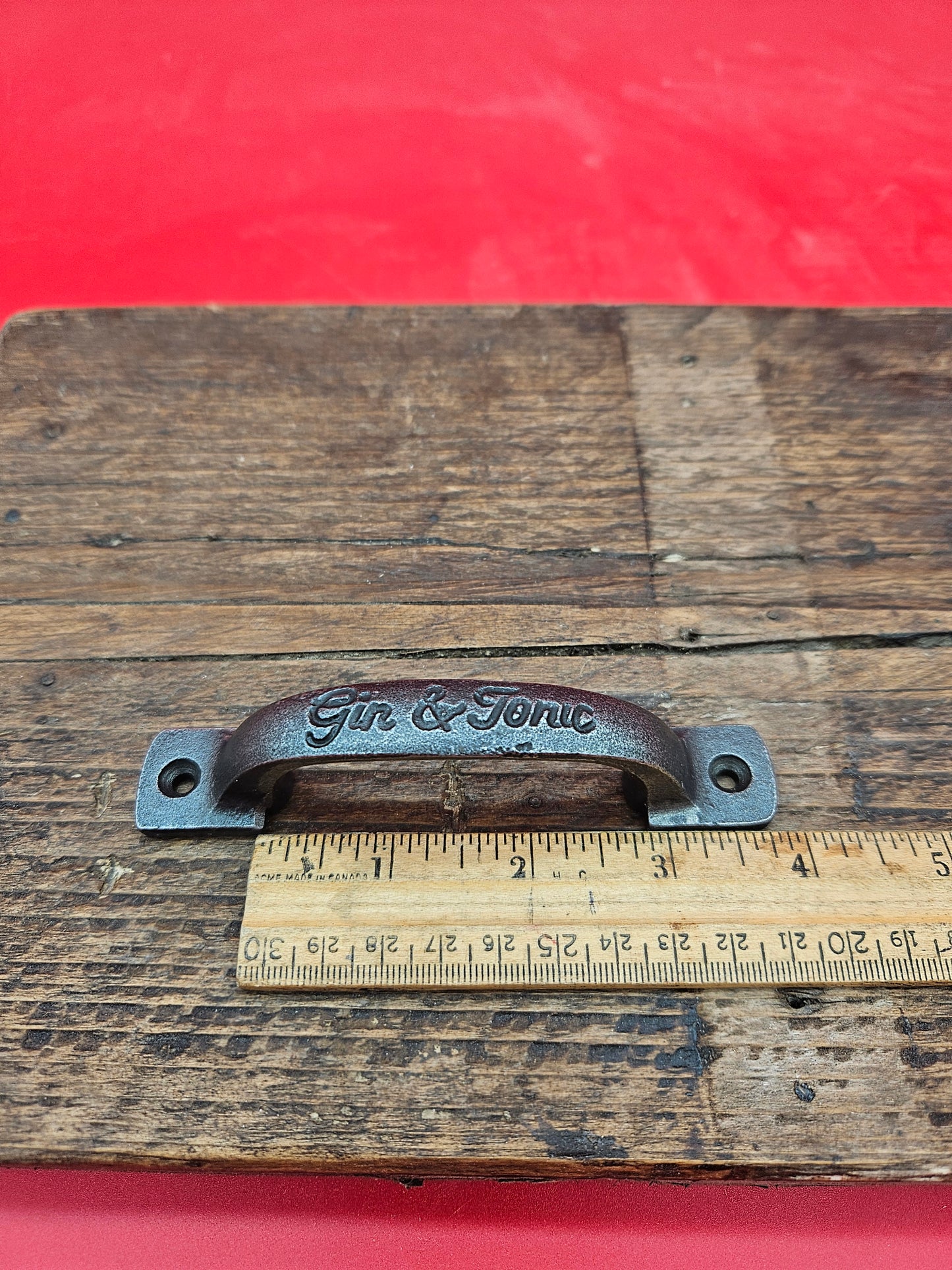 Gin & Tonic Handle - Square D Antique Iron