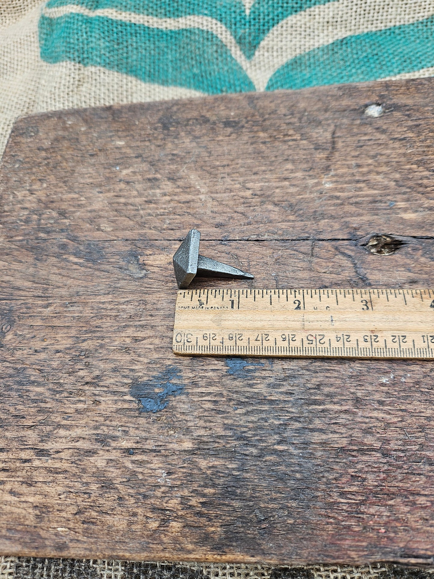 Square Pyramid Stud with Spike - 3 Sizes
