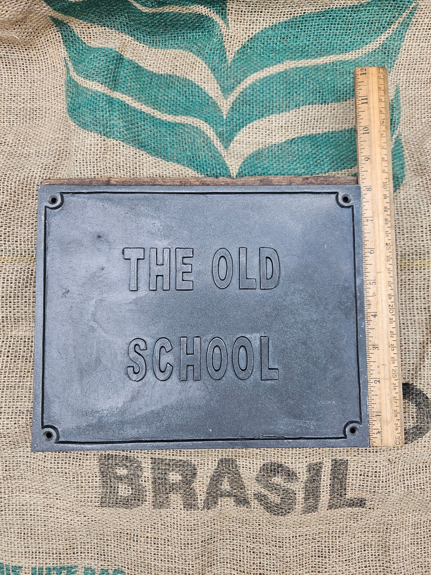 The Old School Plaque