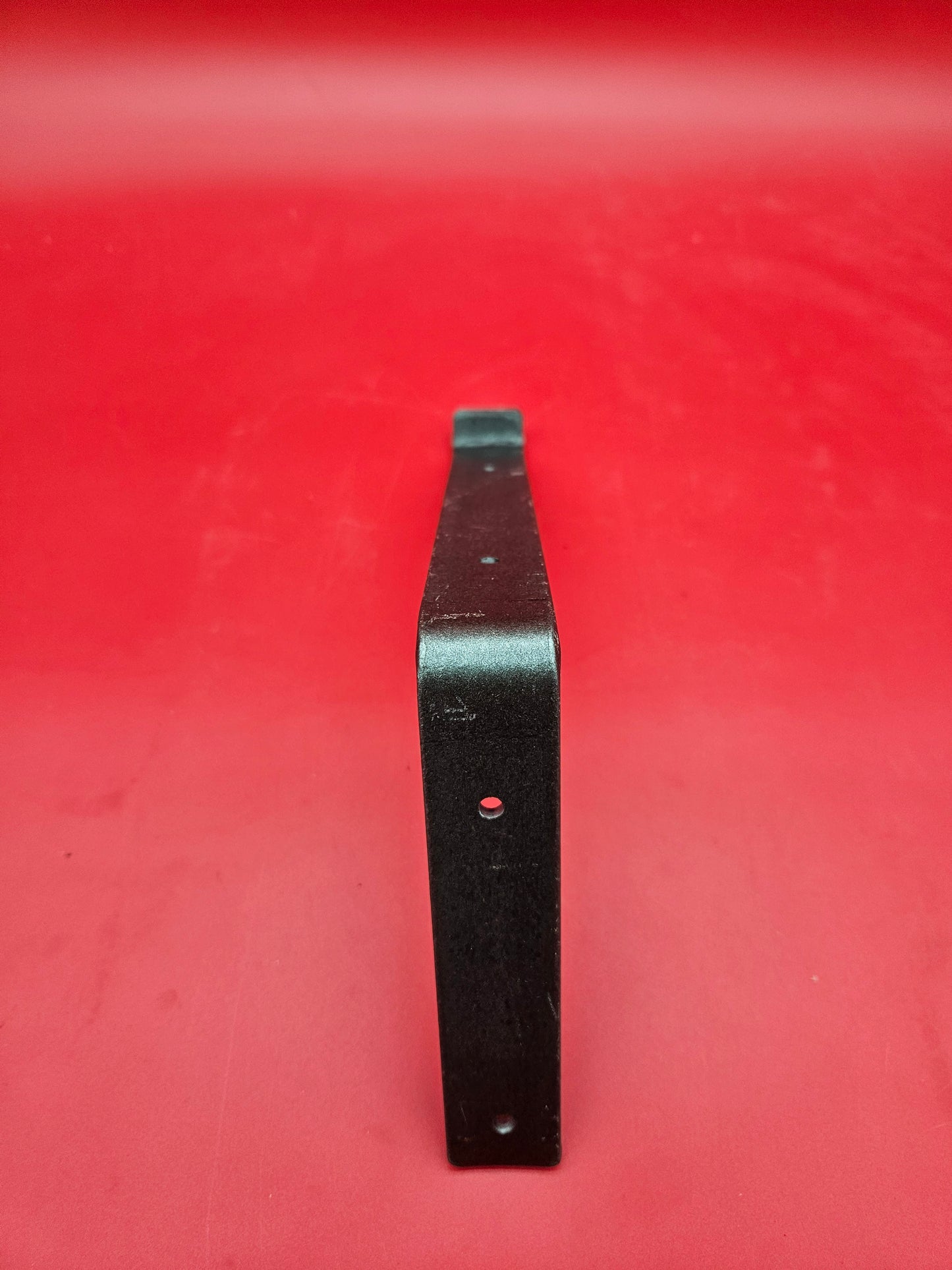 Hand forged bracket, soft industrial look