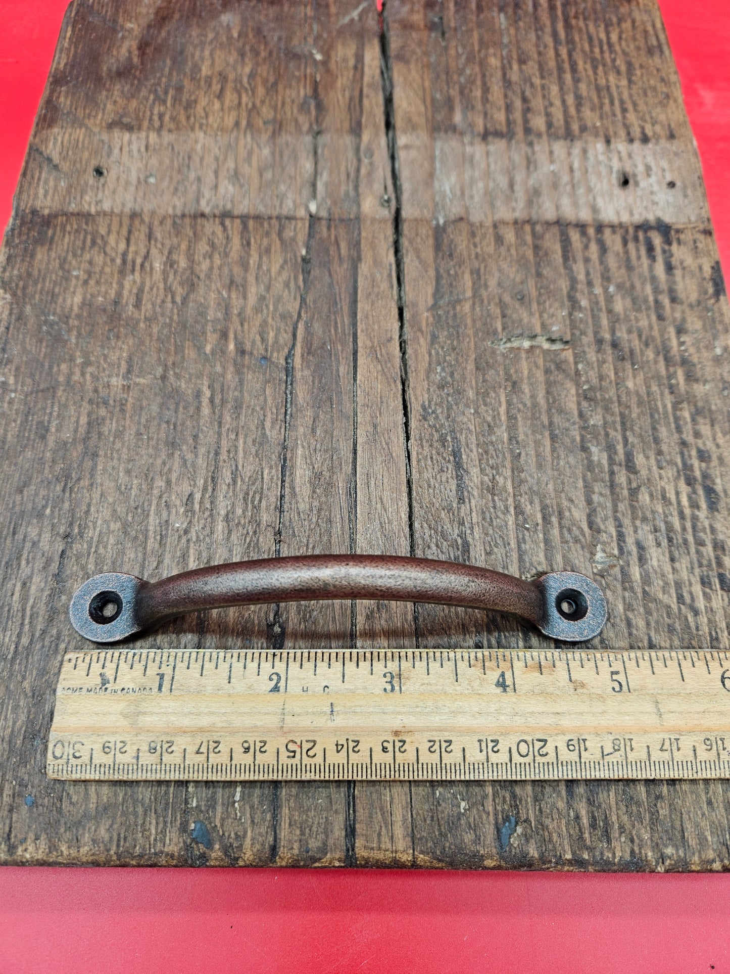 Bow Handle Penny End 5" Solid brass, chrome, antique iron, antique copper or black finishes
