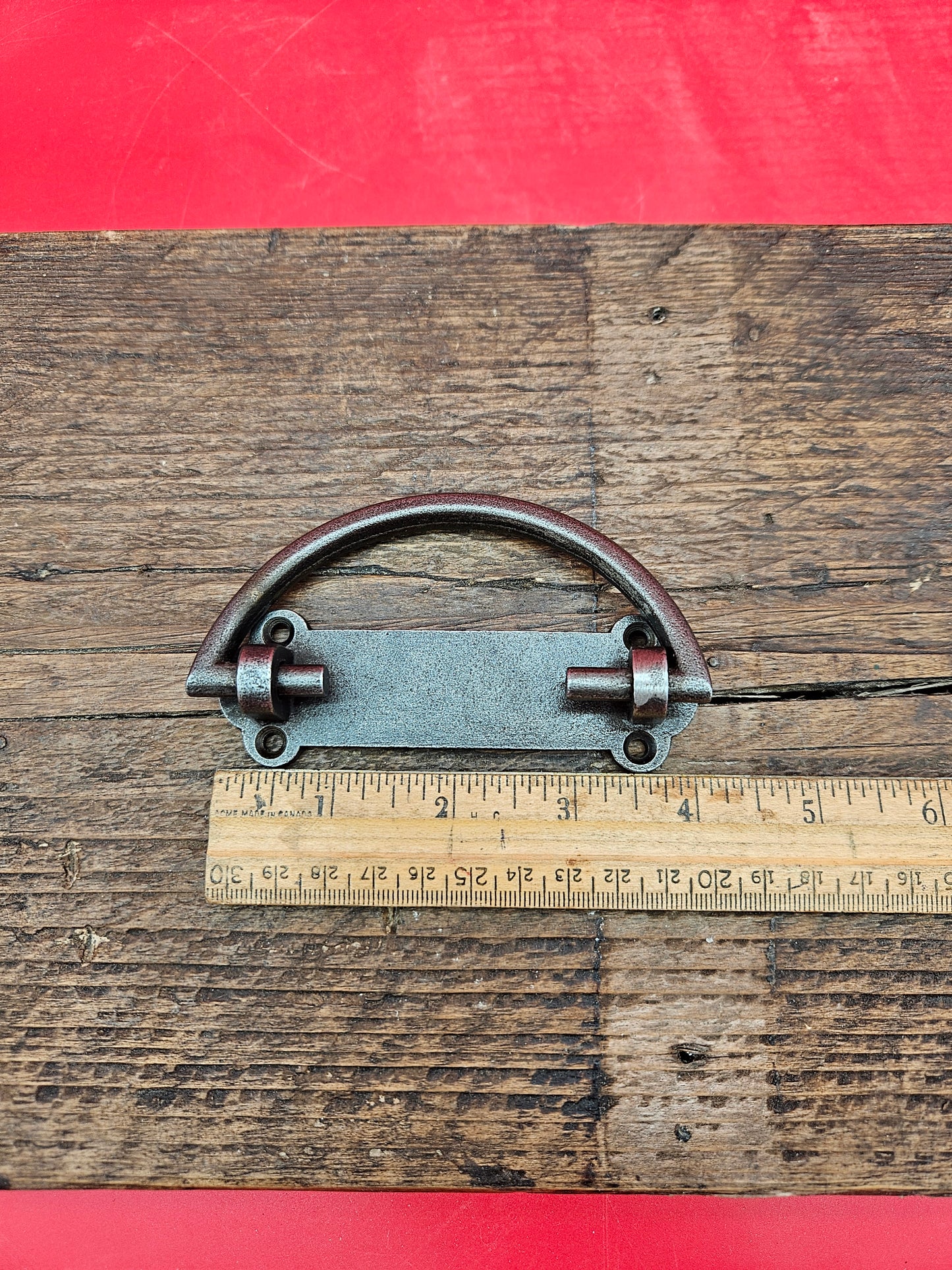 Drop Handle on Back Plate