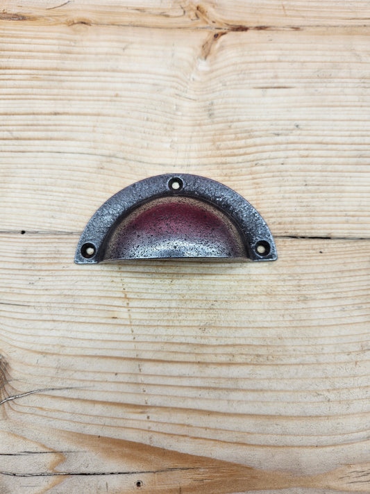 Basic Design - Antique Iron Cup Pull Handle