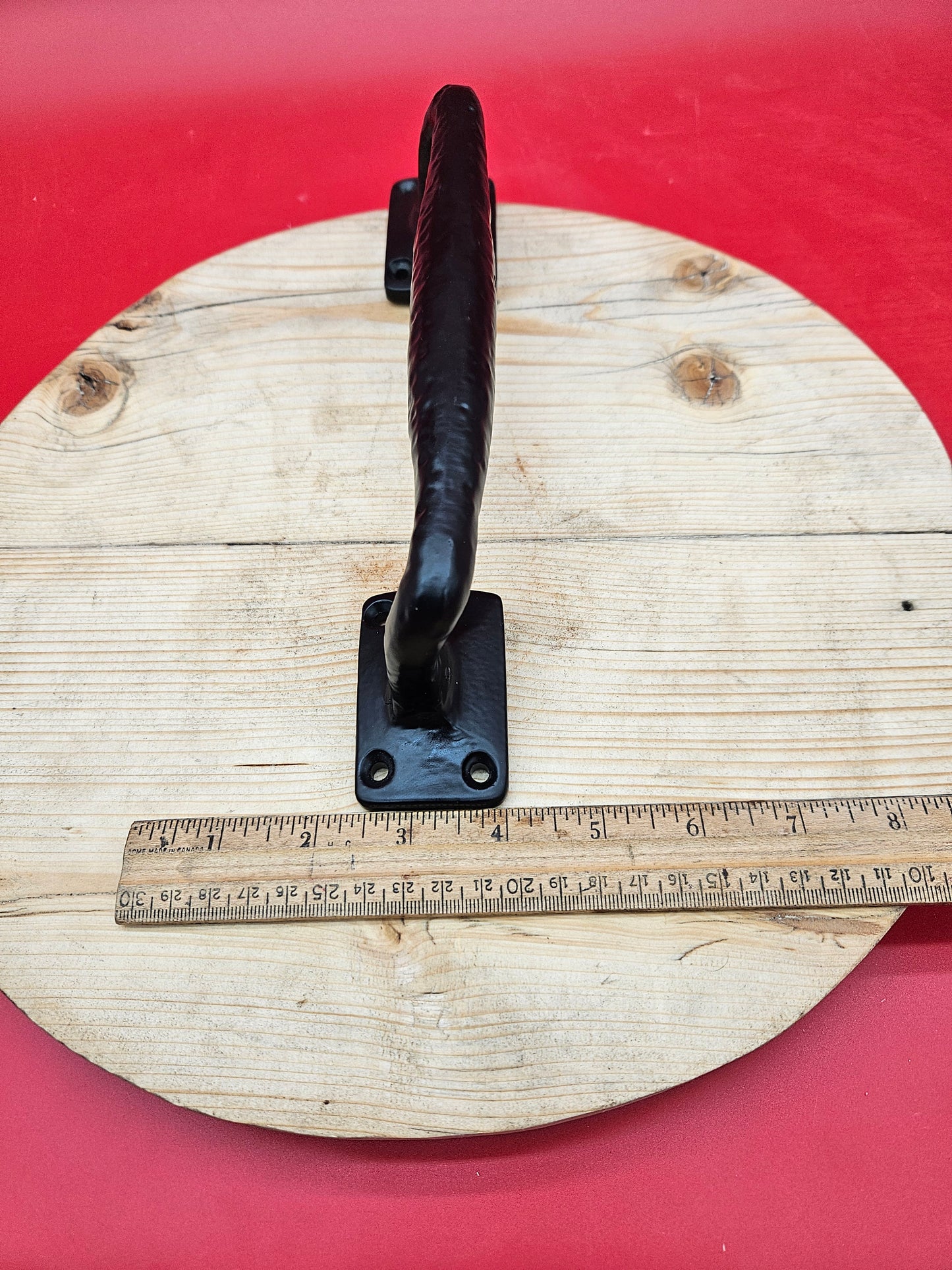 Heavy Duty Pull Handle - Cast Iron vintage style - Antique Iron or Epoxy Black
