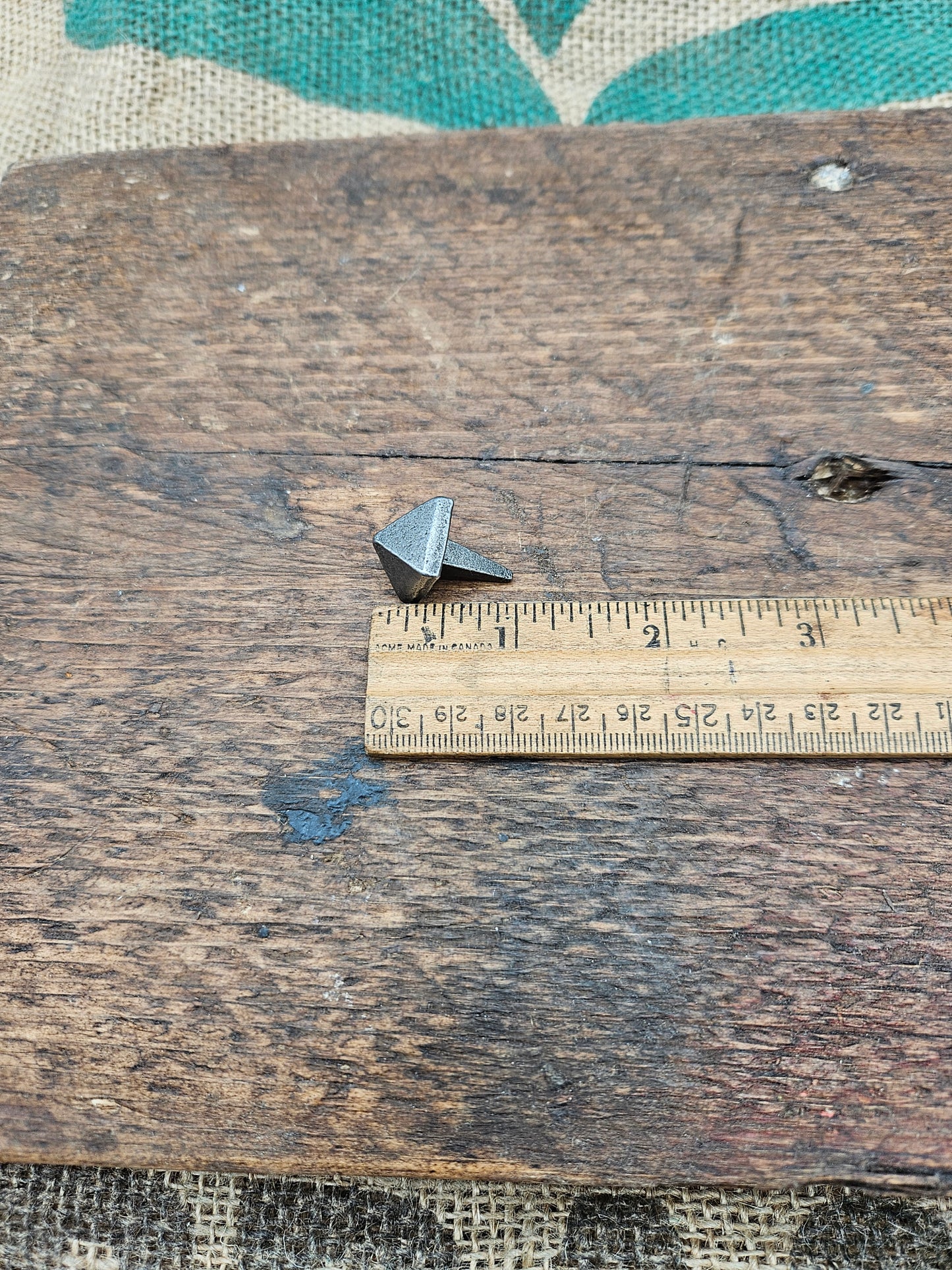 Square Pyramid Stud with Spike - 3 Sizes