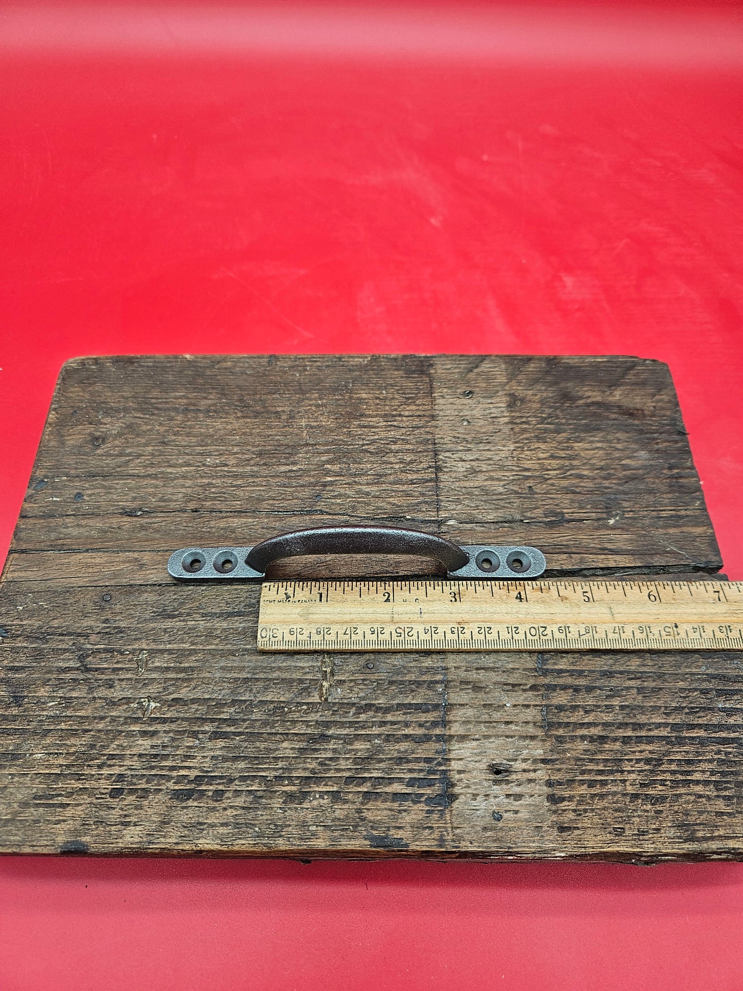 Sash Handle 4 Hole Cast Antique Iron 6 inch - 2 Styles