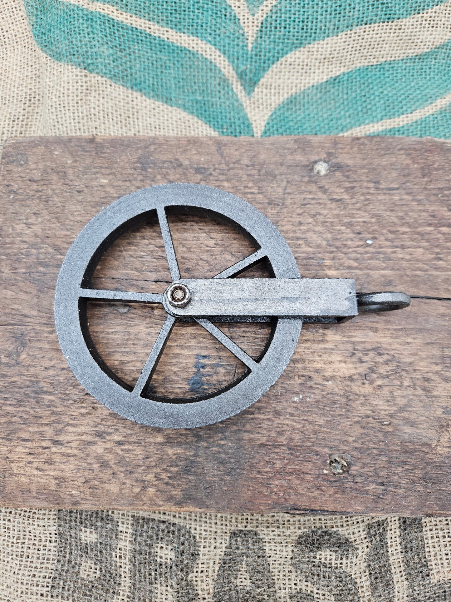 Pulley Wheel 5" with Hook Loop