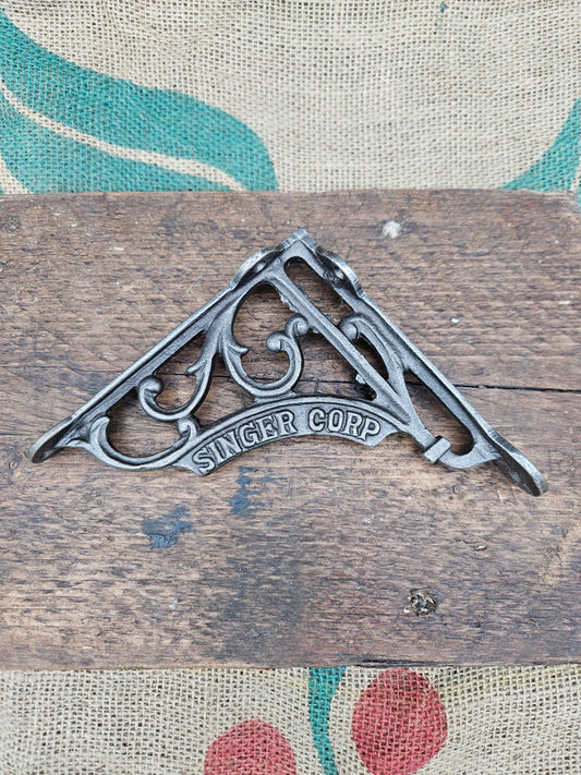 Singer Corp bracket 6" by 6"- antique iron