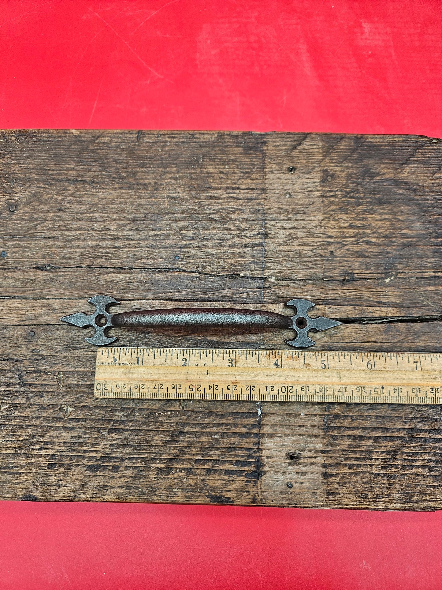 Gothic Pull Handle 6" Antique Iron