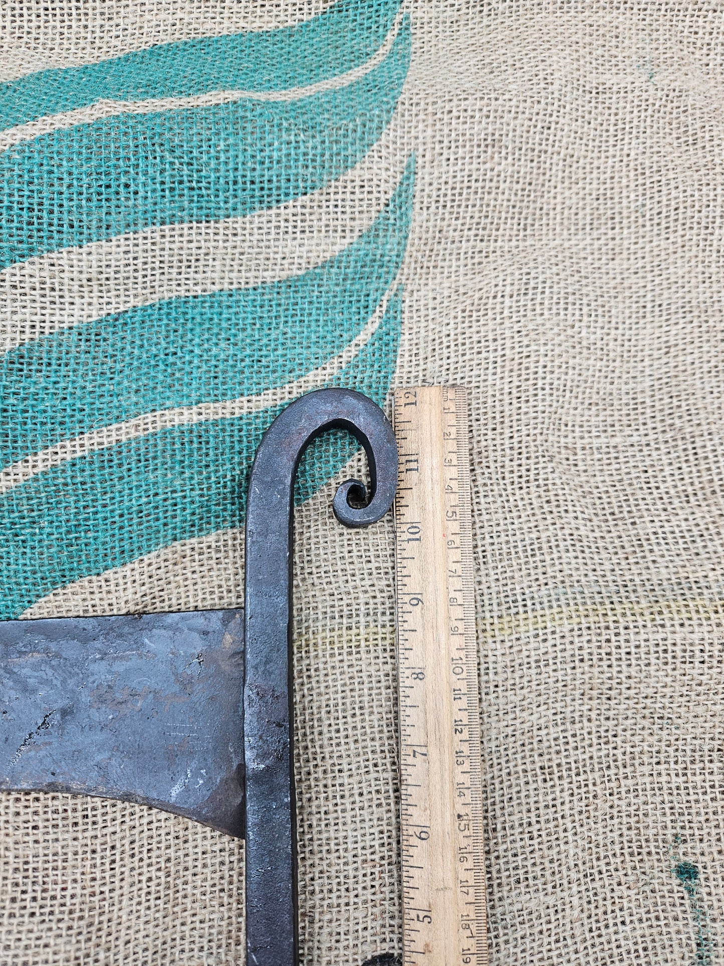 Scroll Top Boot Scraper - Hand Forged