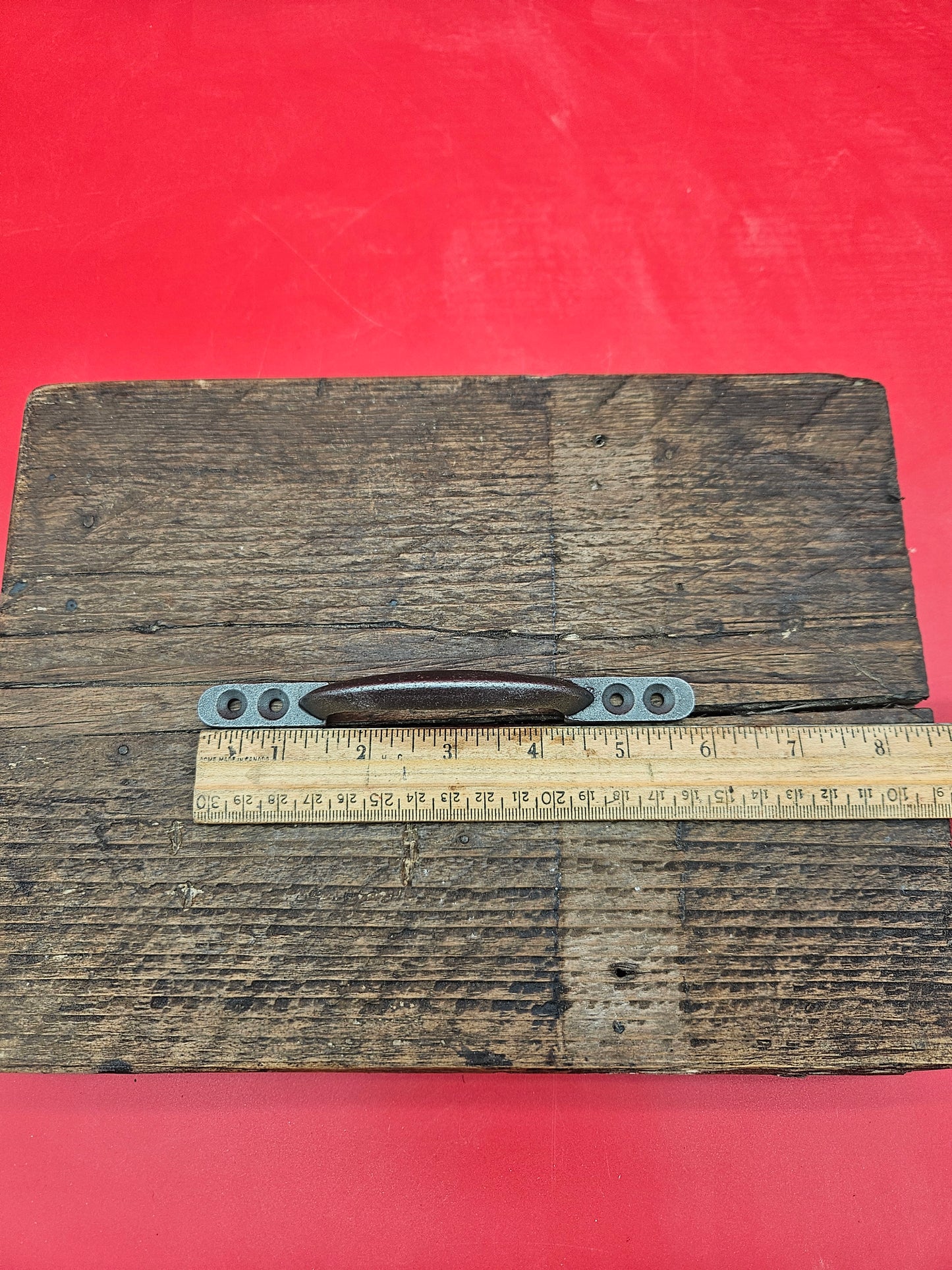 Sash Handle 4 Hole Cast Antique Iron 6 inch - 2 Styles