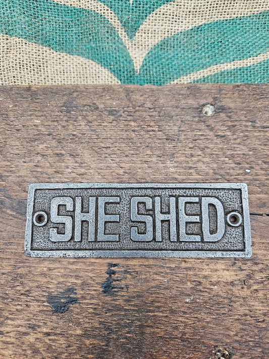 She Shed Plaque