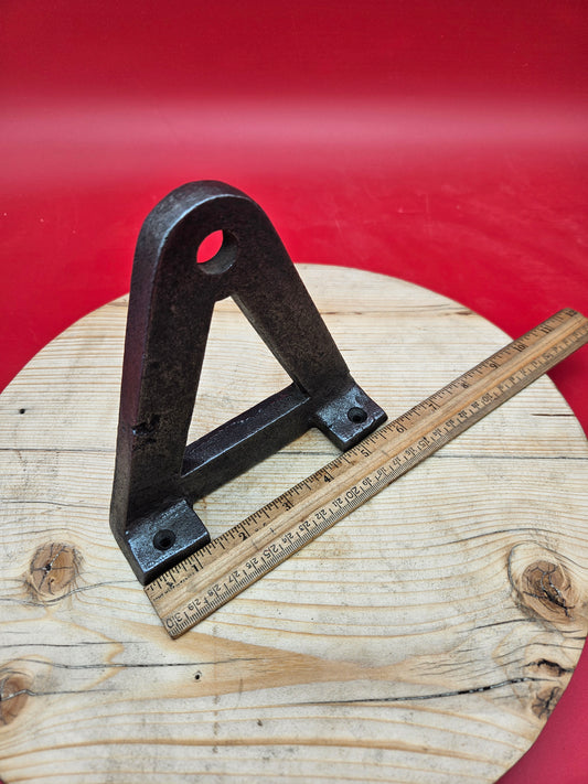 A-shape Wheel Axle Bracket Antique Iron - 2 Sizes
