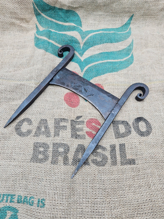 Scroll Top Boot Scraper - Hand Forged