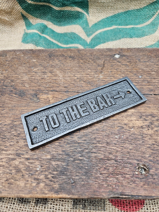 To The BAR - Plaque
