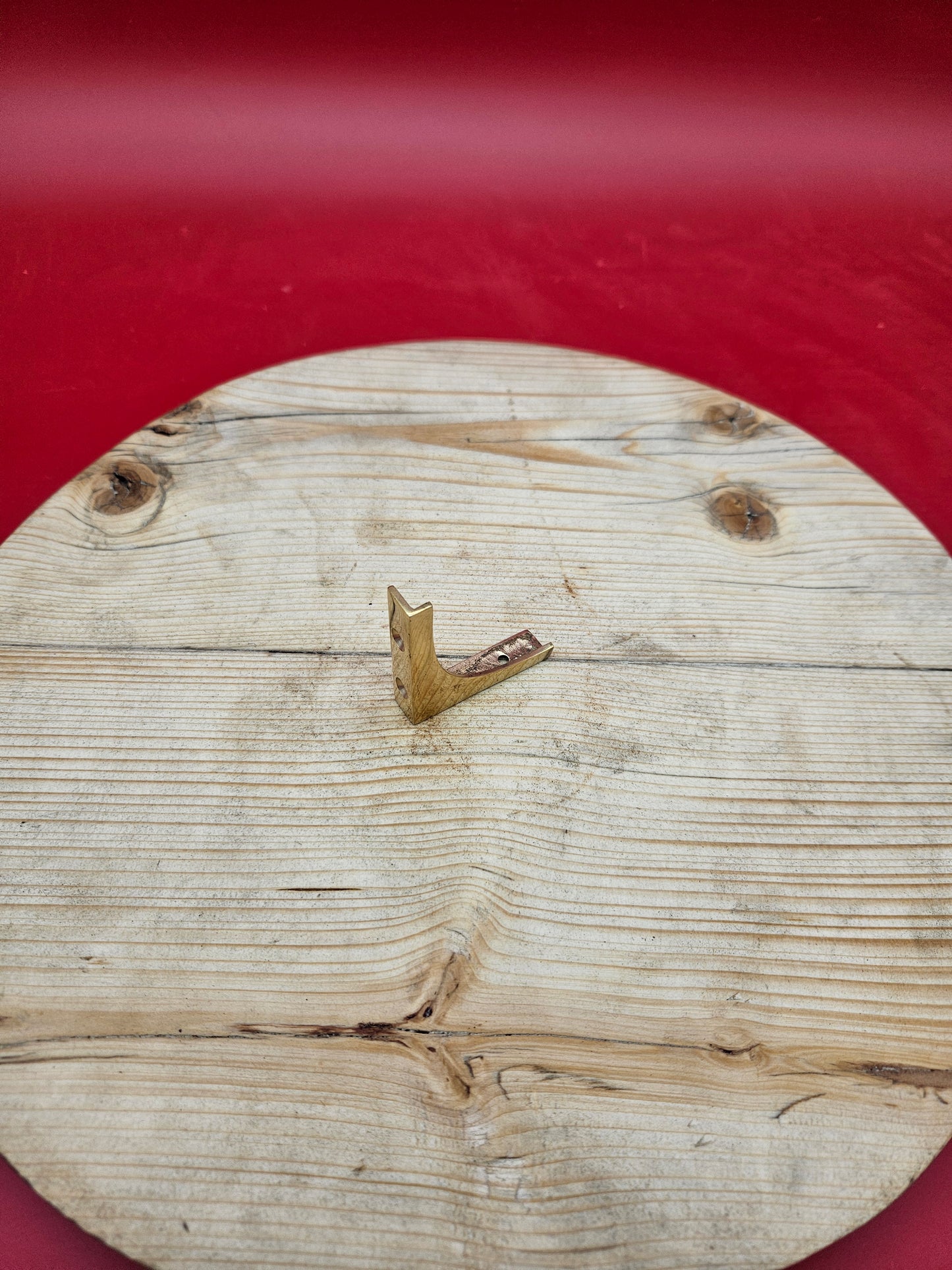 Corner Protectors - (4 finishes) Antique iron, Rustic, Black Beeswax, Polished Brass 2" x 2" x 1/2"