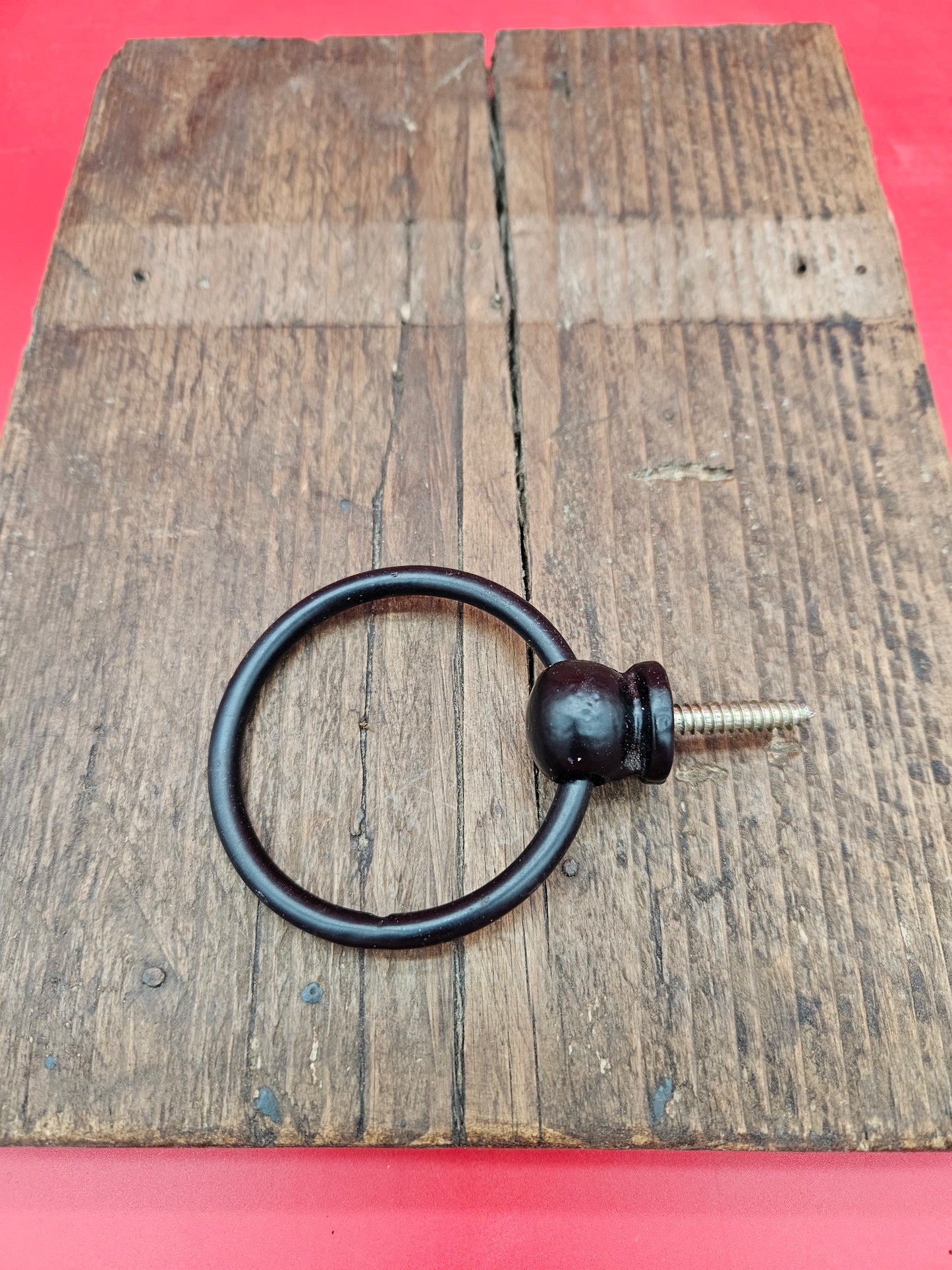 Ring Pull Handle 3" Satin Black