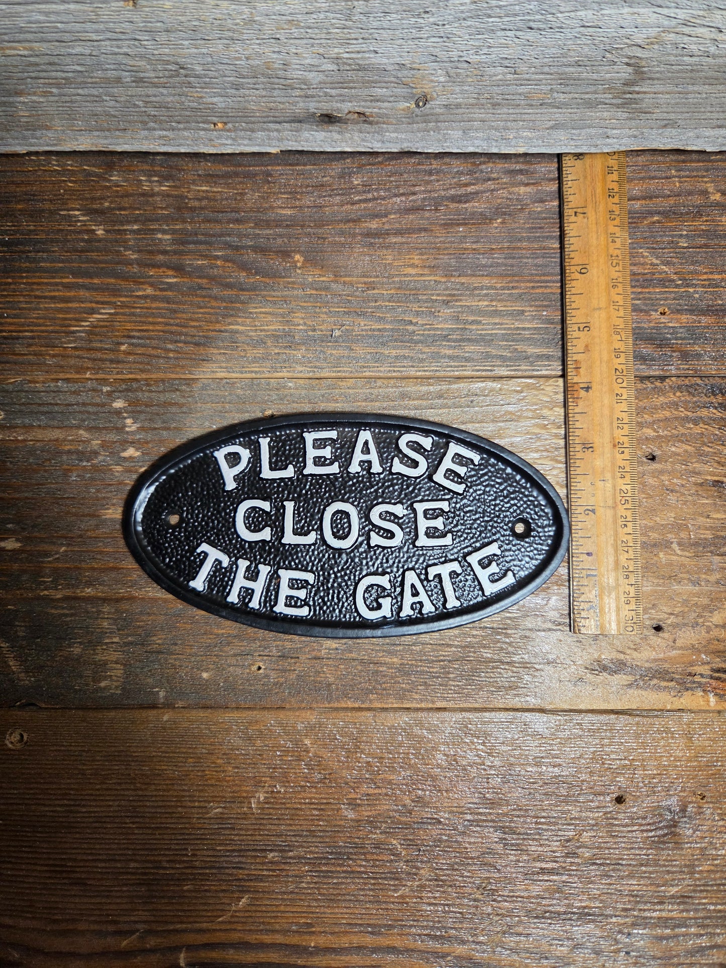 Please Close the Gate - 2 Options