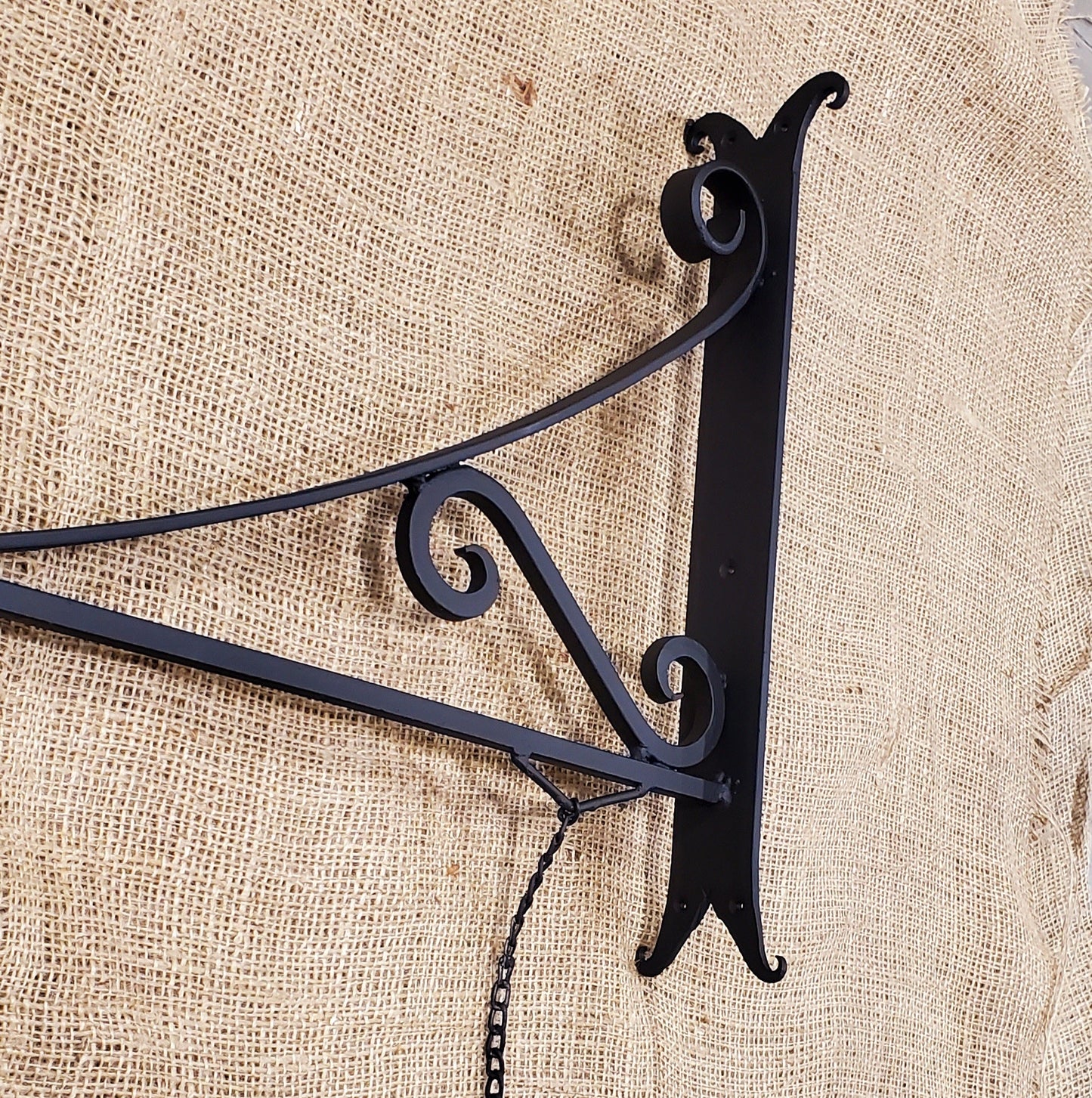 Pub Style Hanging Bracket (Large 12" x 14", 15.7" by 23.6" BOTH with UNIQUE STYLES) with chains