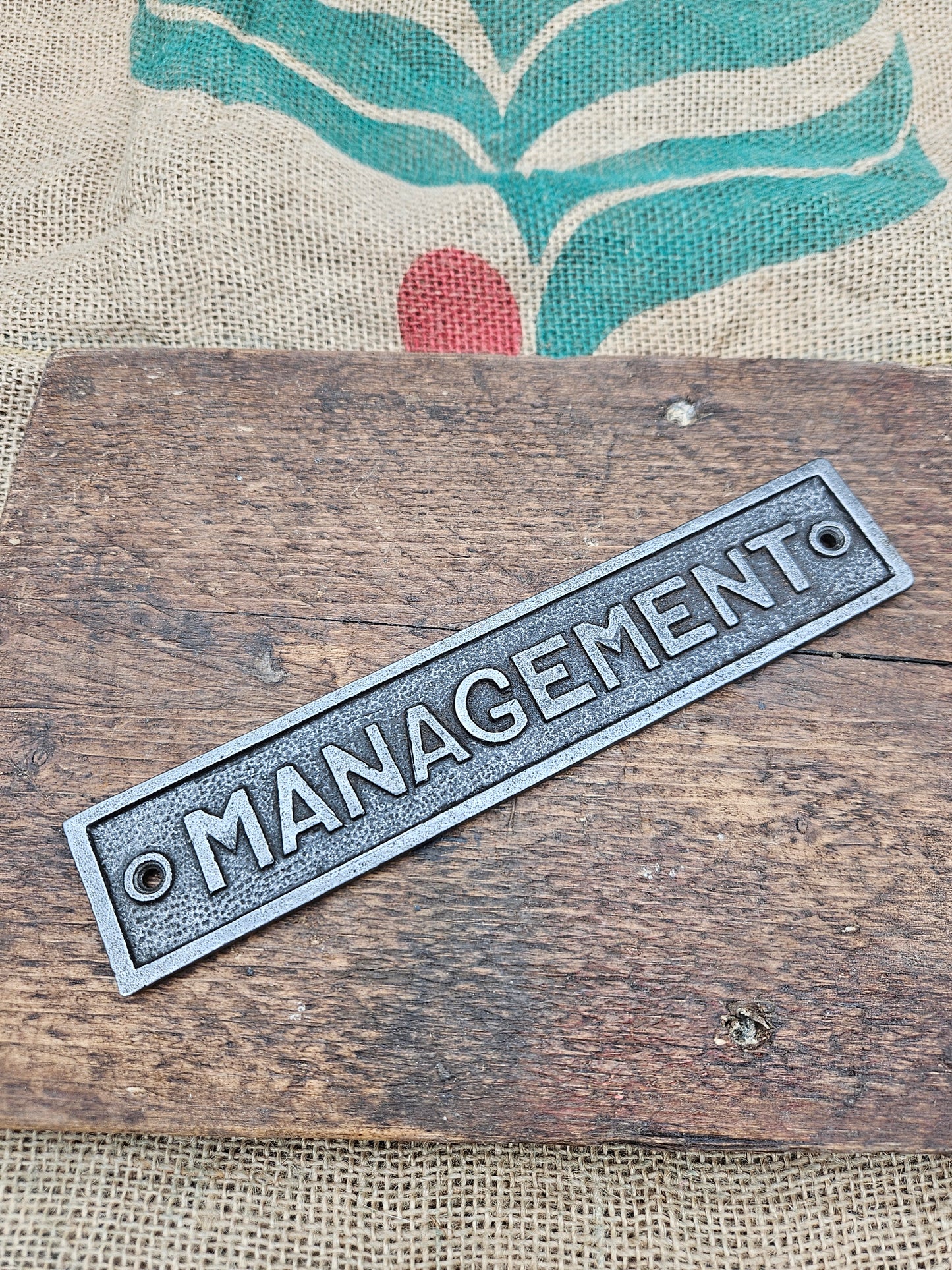 Management Plaque