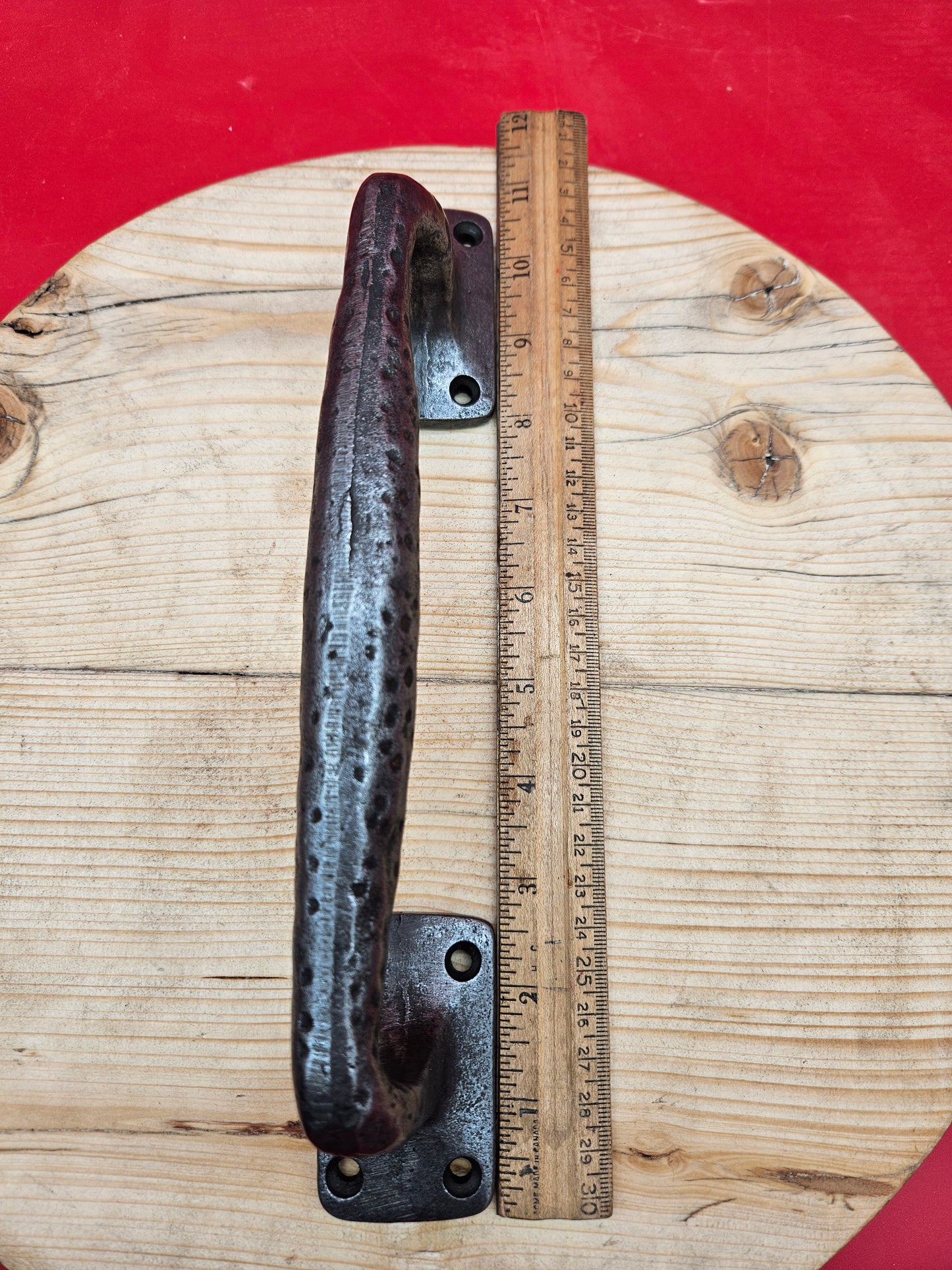 Heavy Duty Pull Handle - Cast Iron vintage style - Antique Iron or Epoxy Black