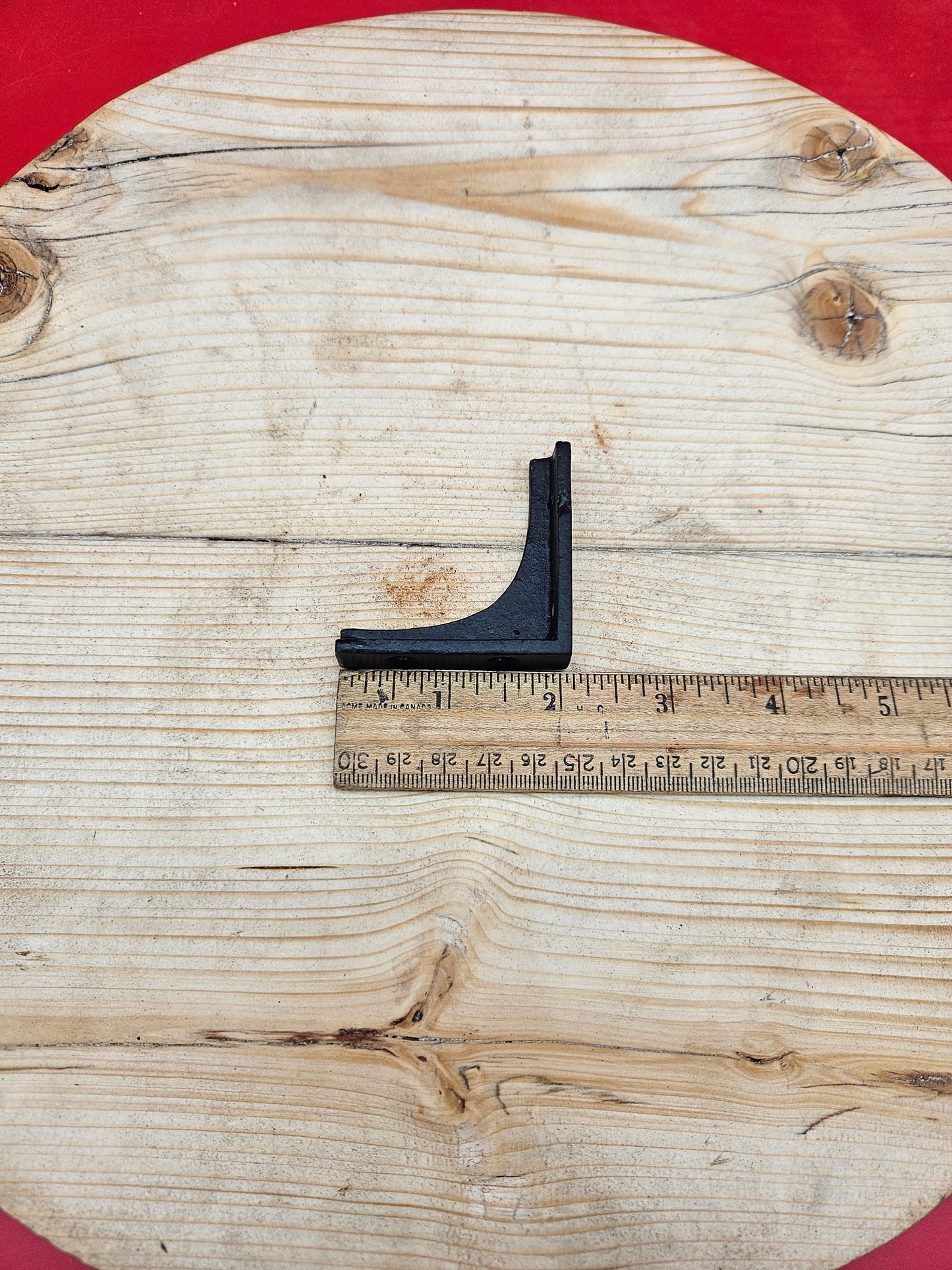 Corner Protectors - (4 finishes) Antique iron, Rustic, Black Beeswax, Polished Brass 2" x 2" x 1/2"