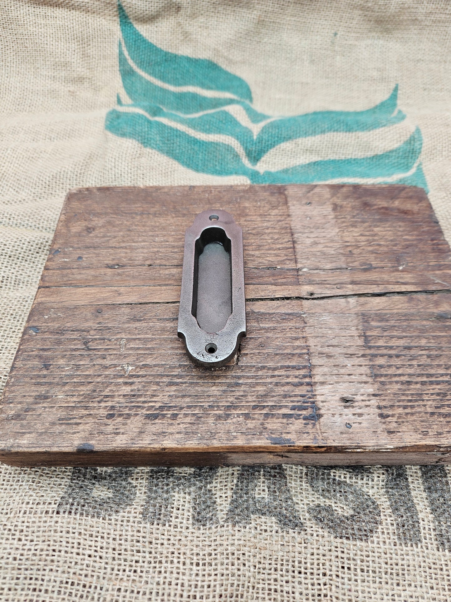 Flush Pull Handle - Victorian Round End 5"