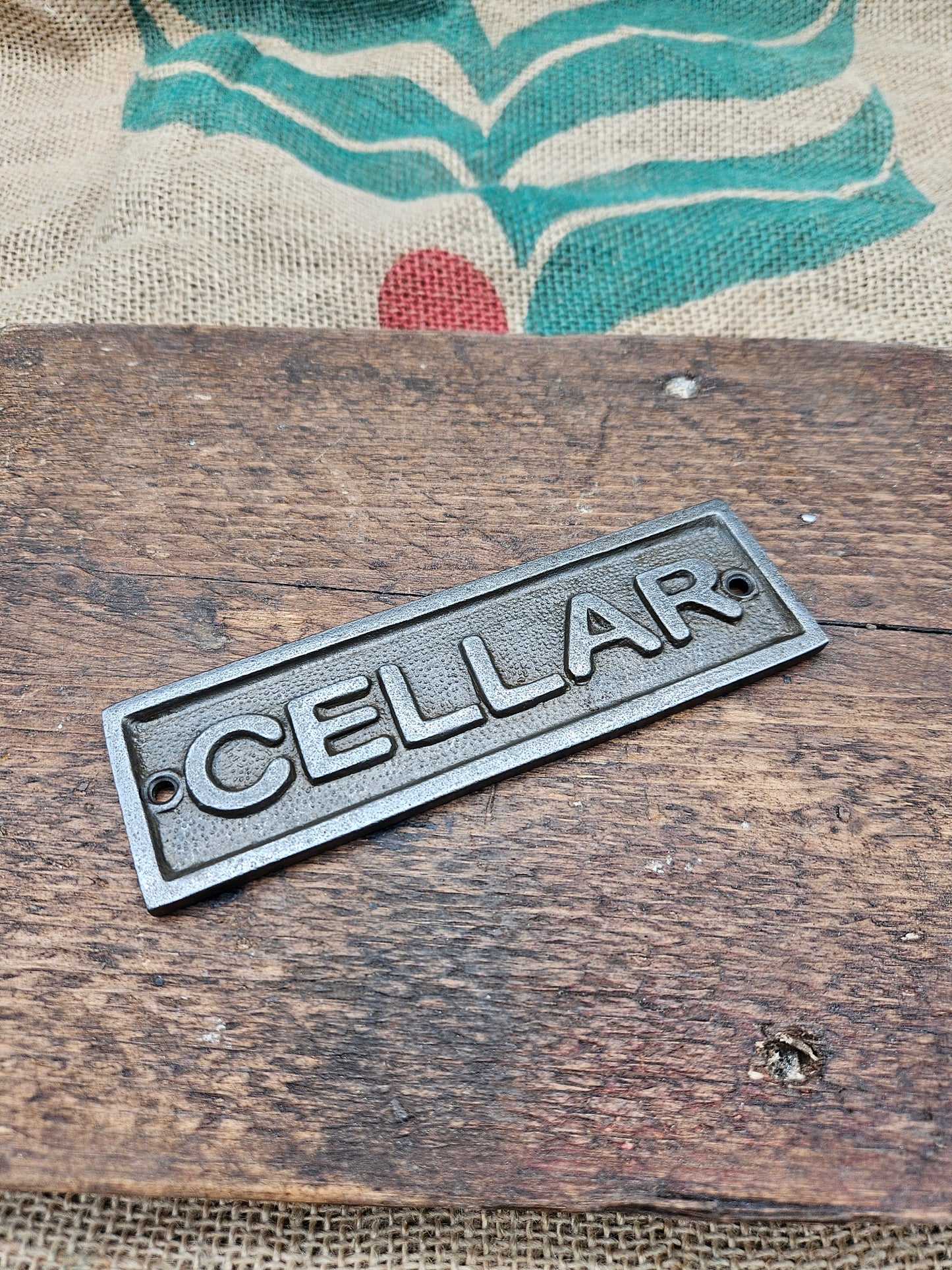 Cellar Plaque