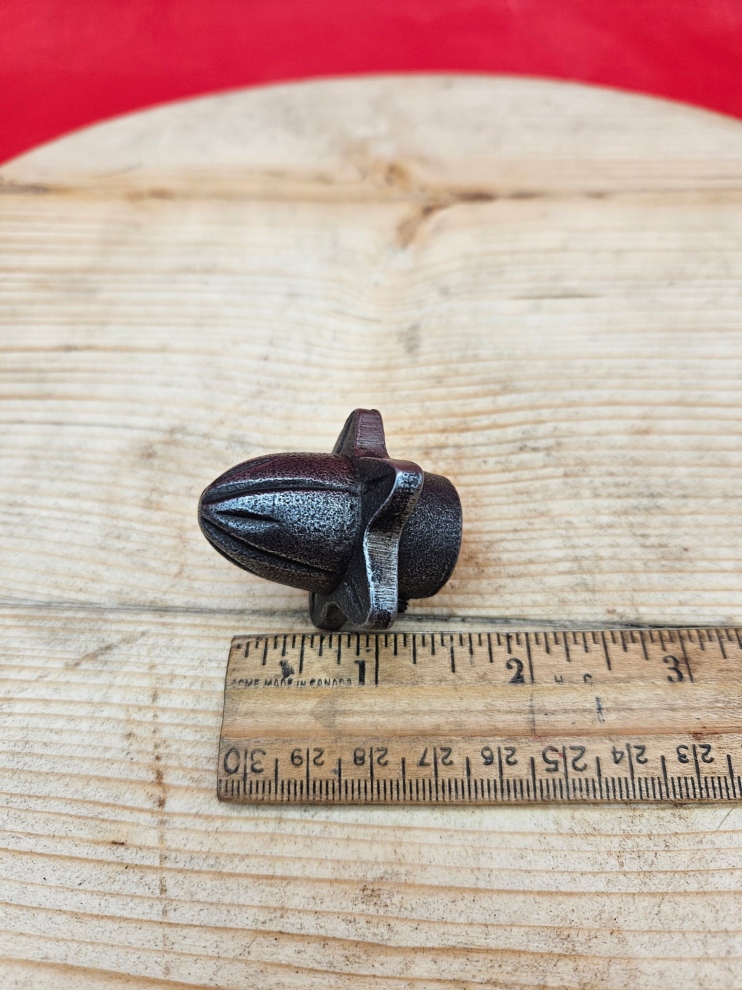 Antique Cast Iron Ball or Wide Finial