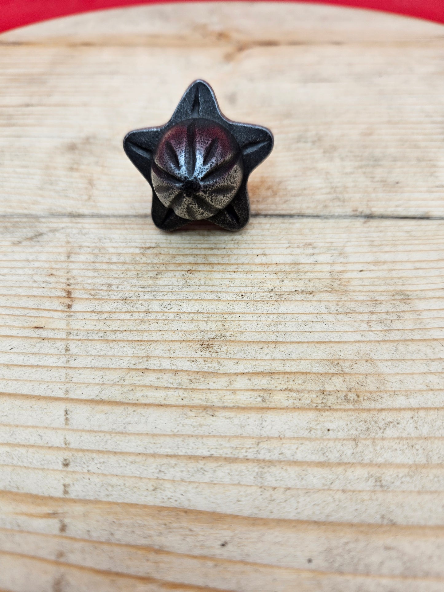 Antique Cast Iron Ball or Wide Finial