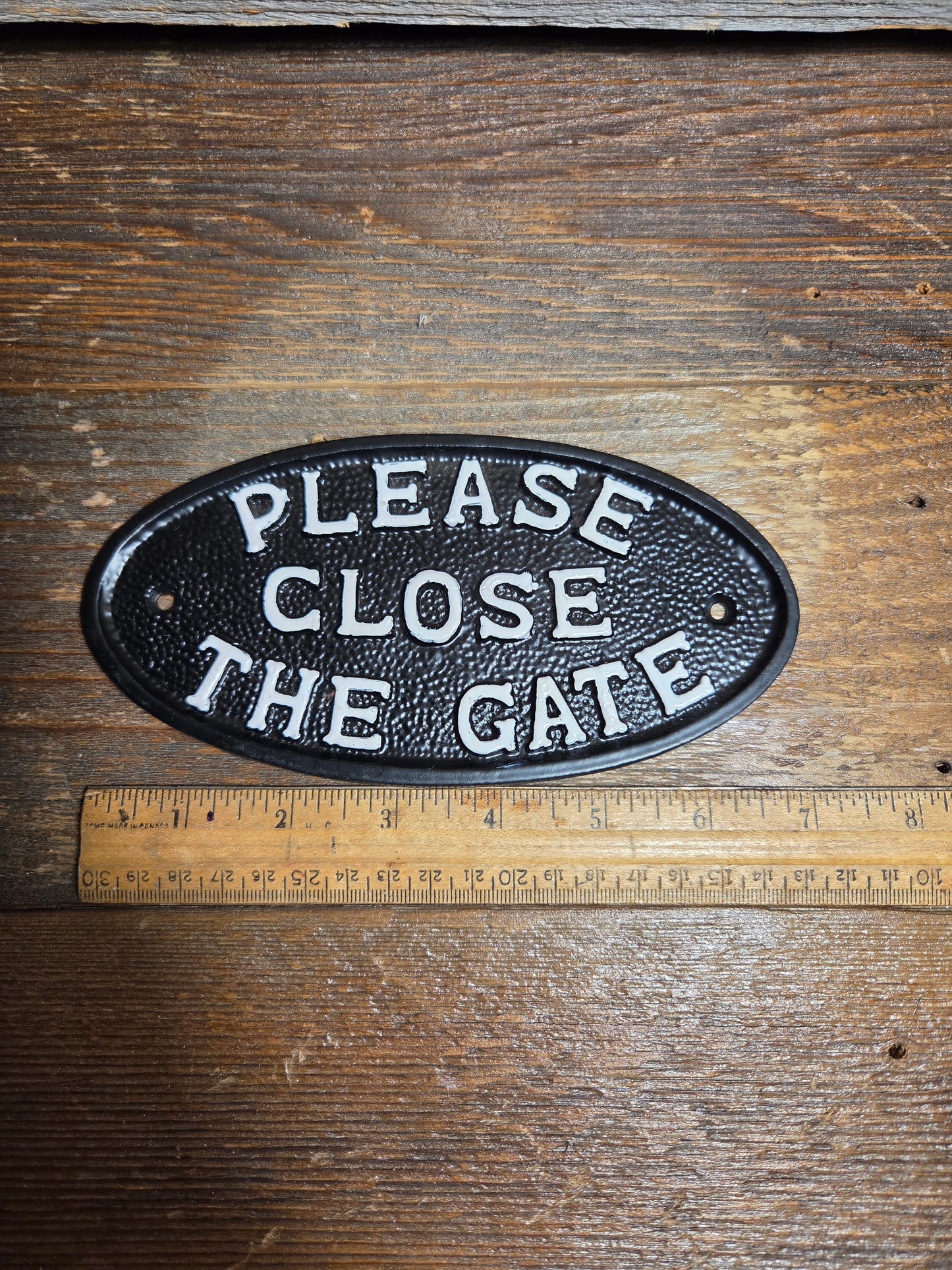 Please Close the Gate - 2 Options