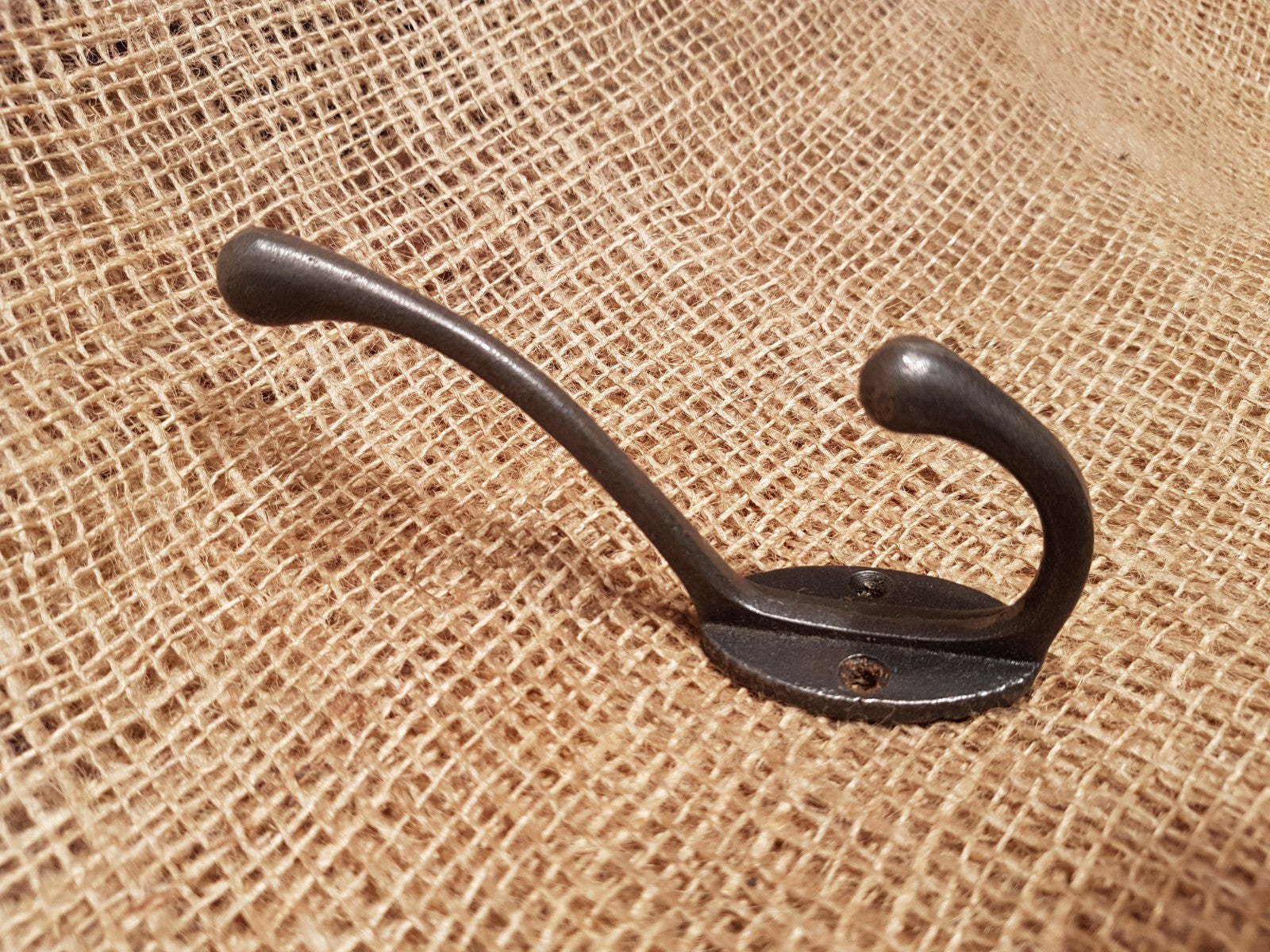 Victorian Antique Iron Hat & Coat Hook - Spearhead Collection - Hat and Coat Hooks - Double Hooks, Hardware, Hat and Coat Hooks, Hooks, Millwork Hardware, Victorian