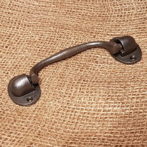 Oval plate  2 hole fix Lifting Handle - Spearhead Collection - Drop & Lifting Handles - Drop Handles, Handles, Hardware, Lifting Handles