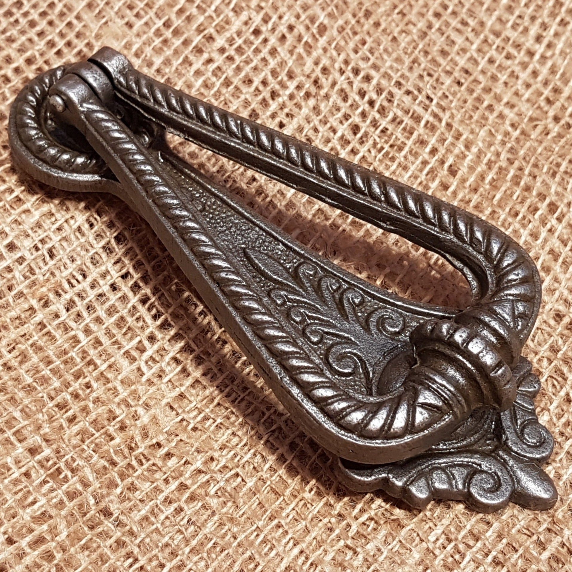 Door Knocker - The Georgian Design - Antique Iron - Spearhead Collection - Door & Gate Entryway Hardware - Door and Entry Way Accessories, Door Hardware, Door Knockers, Georgian Design, Hardw
