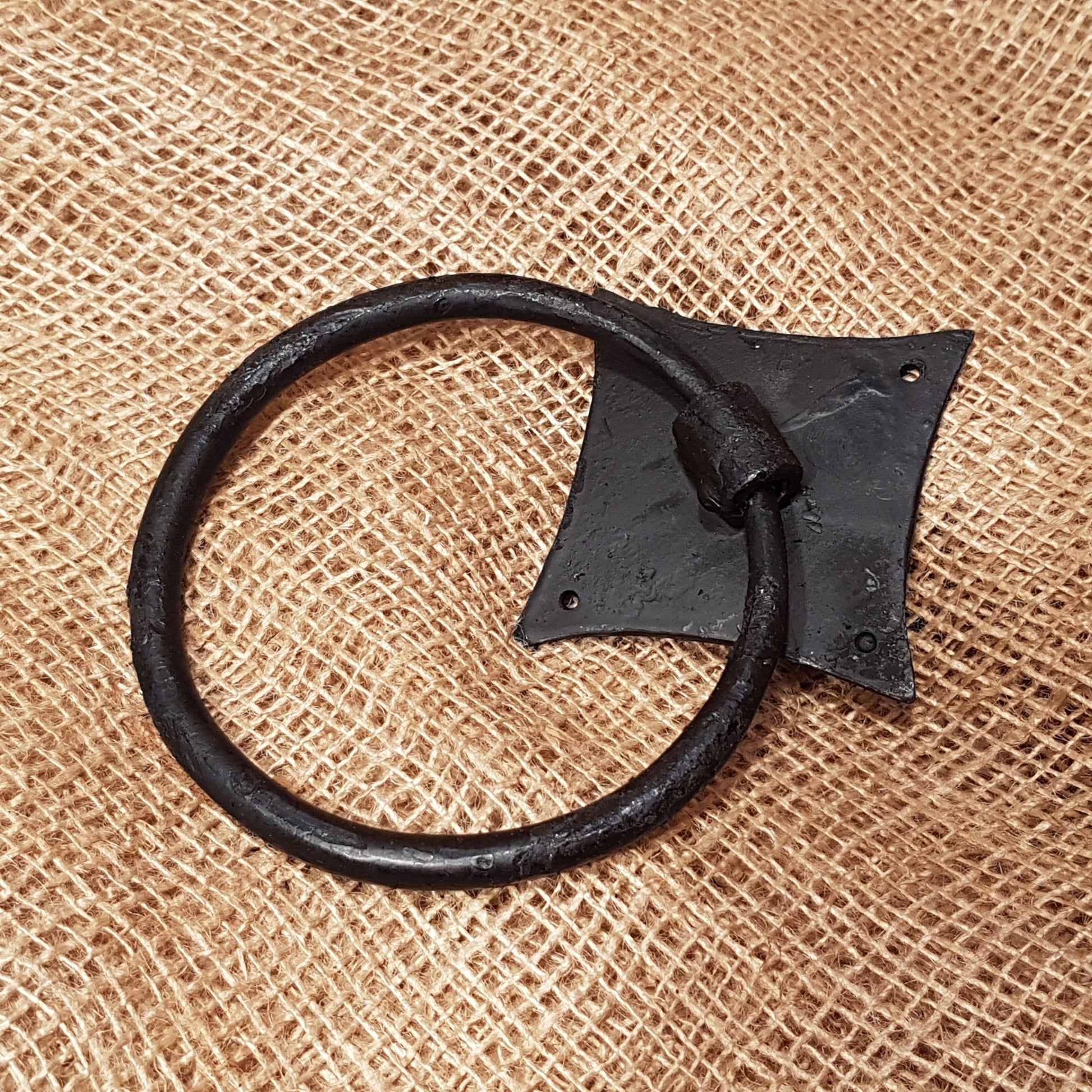 Door Knocker - Ring Design - Spearhead Collection - Door & Gate Entryway Hardware - Country Farmhouse, Door and Entry Way Accessories, Door Hardware, Door Knockers, Hardware, Home Decor, Stee