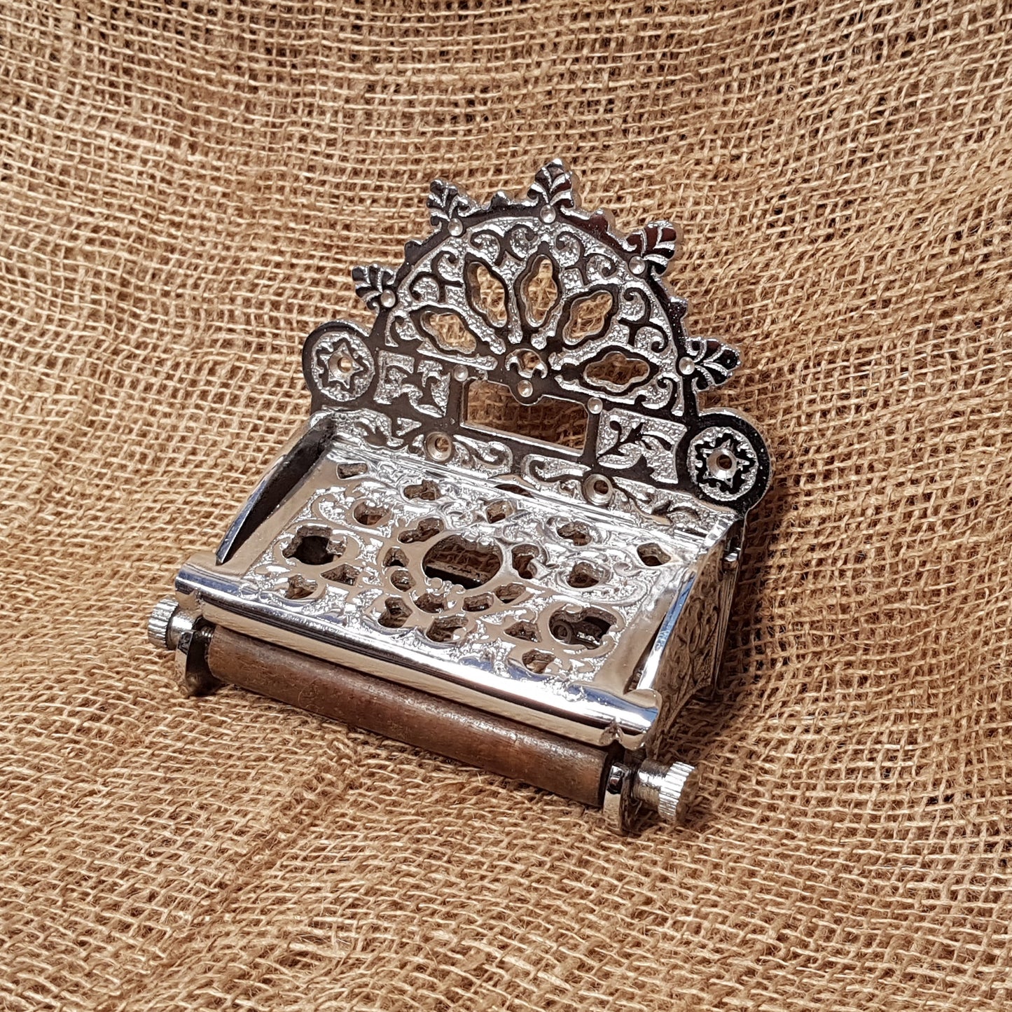 Victorian Chrome with Lid - Toilet Paper Holder - Spearhead Collection - Toilet Paper Holders - Bathroom Decor, Home Decor, Toilet Paper Holders, Victorian