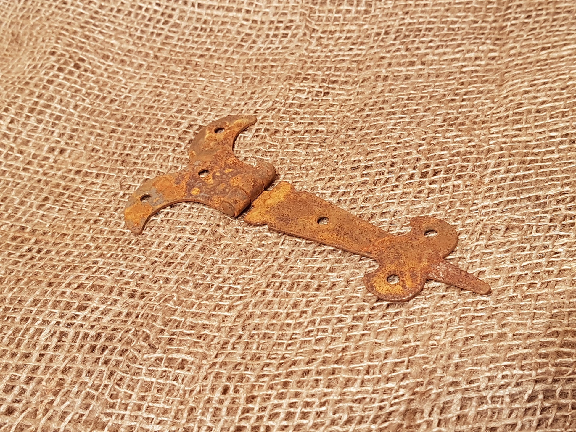 Fleur-De-Lys Hinge - 4" Rusted Finish - Spearhead Collection - Hinges - Door Hardware, Fleur De Lys, Hardware, Hinges, Millwork Hardware, Rusted Finish