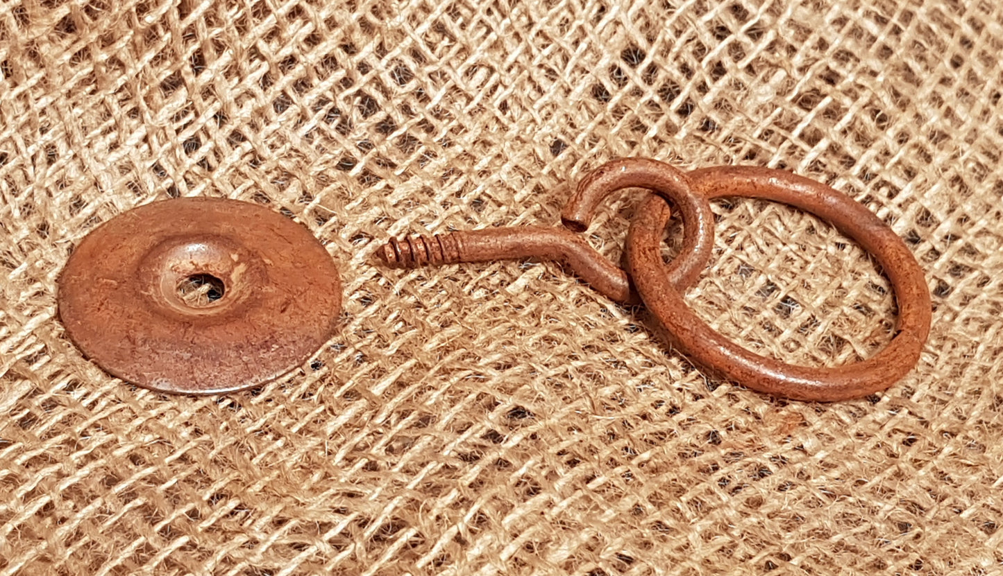 Screw-in Ring - 1.5" Round Rust finish - Spearhead Collection - Rails & Rings - Rails Rings & Eye Loops, Rings, Rusted Finish