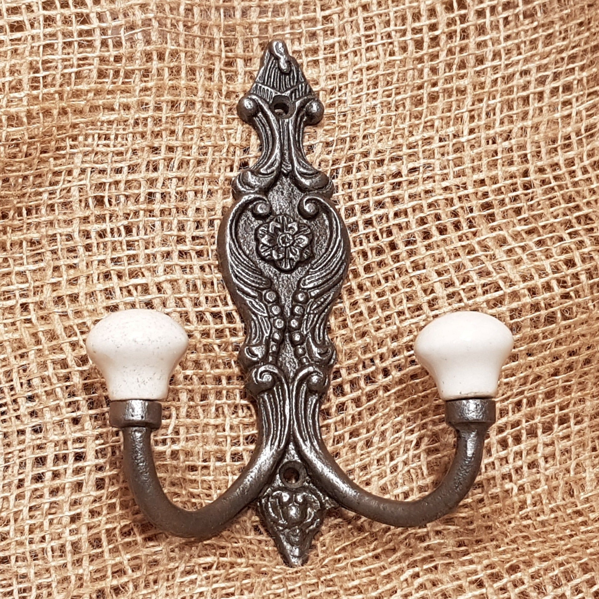 Double Robe French Ornate Hook THE SPEARHEAD COLLECTION