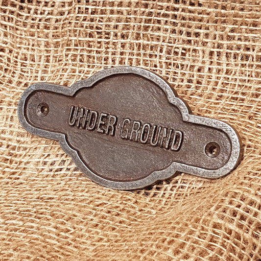 Underground - Spearhead Collection - Plaques and Signs - Home Decor, Made in England, Office Decor, Plaques and Signs