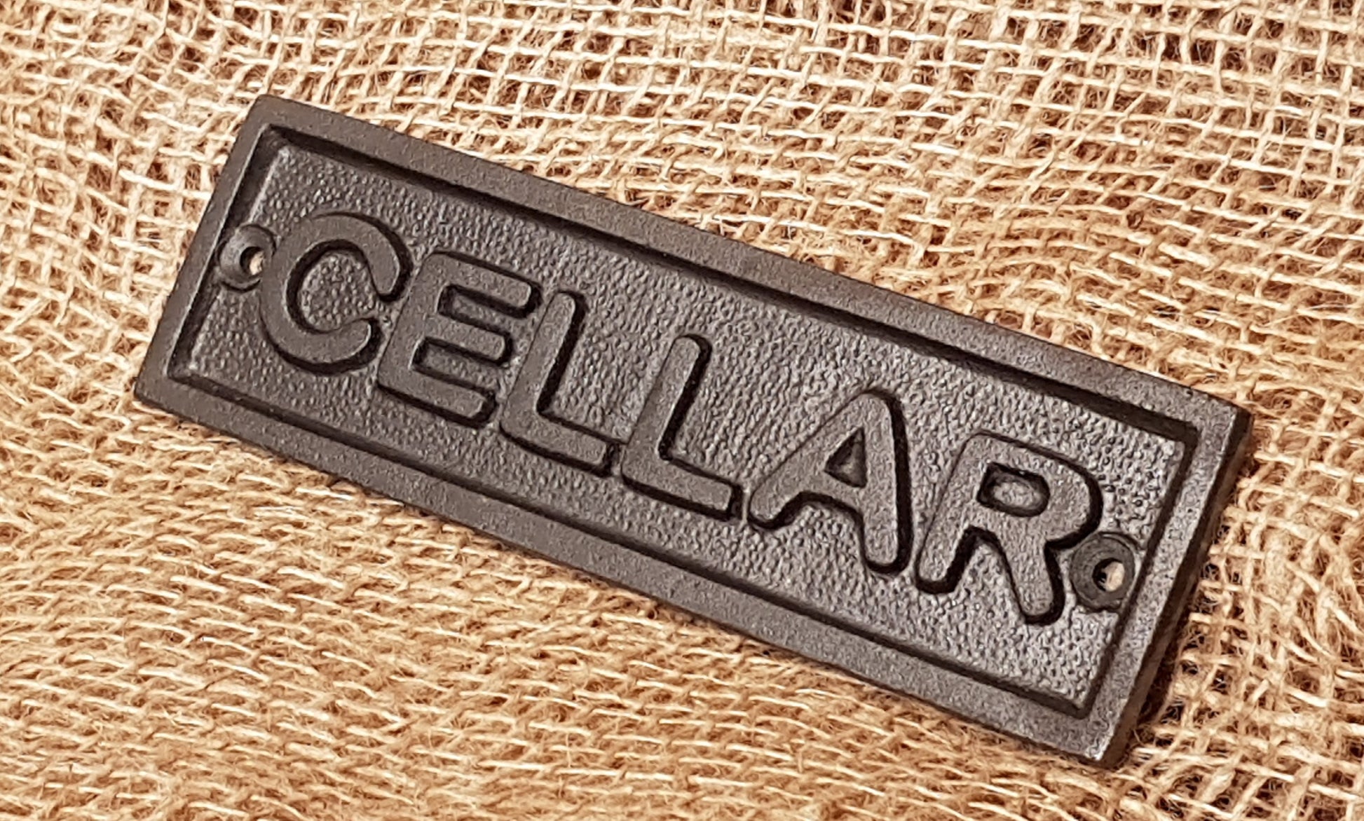 Cellar Plaque - Spearhead Collection - Plaques and Signs - Gift Ideas, Home Decor, Plaques and Signs, The Wine Cellar