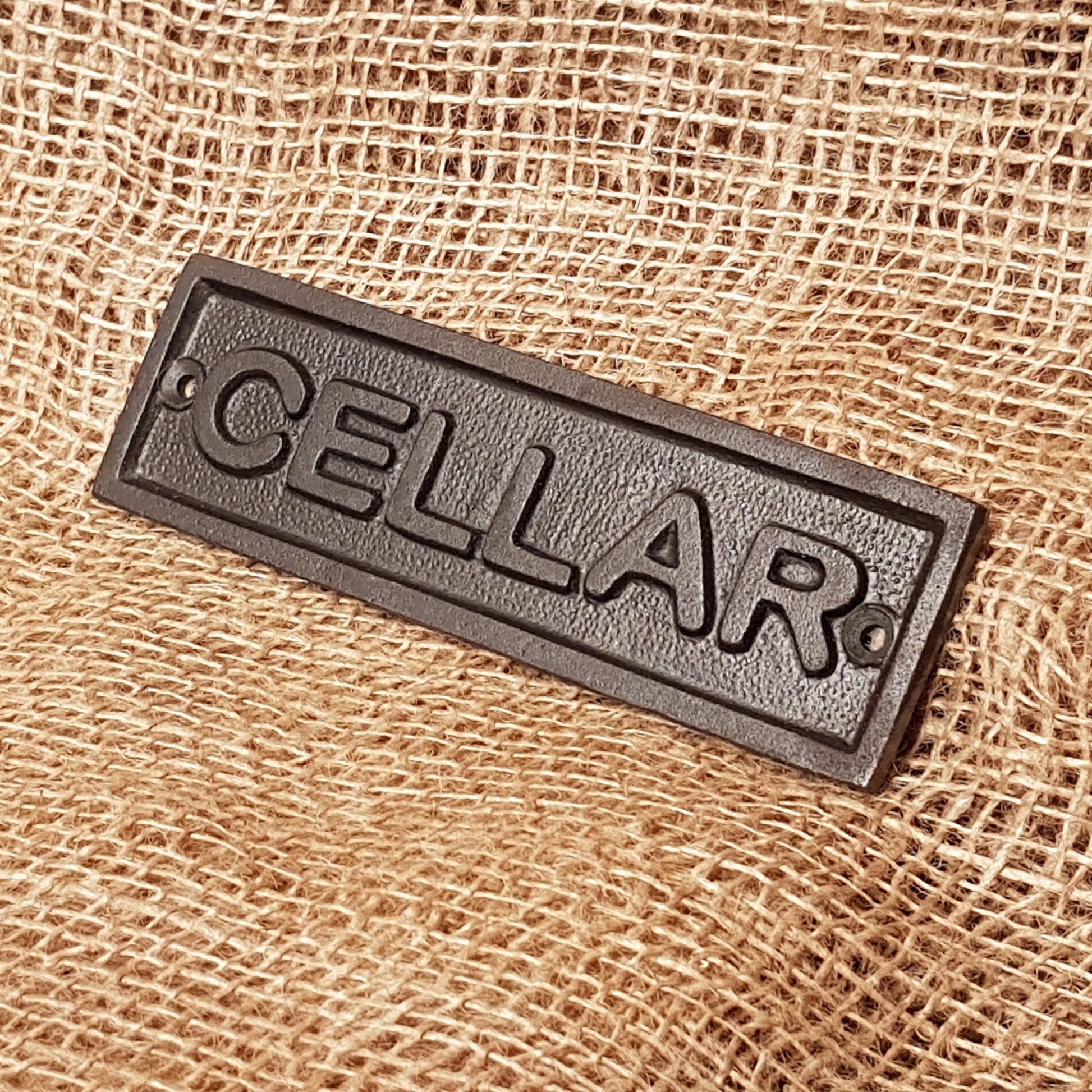 Cellar Plaque - Spearhead Collection - Plaques and Signs - Gift Ideas, Home Decor, Plaques and Signs, The Wine Cellar