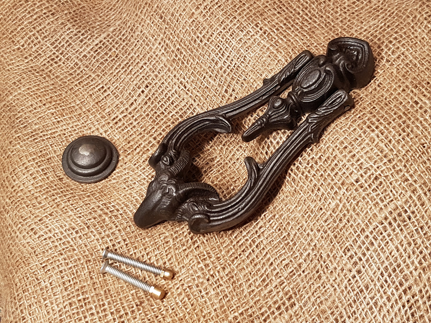 Door Knocker - The Rams Head Design - Spearhead Collection -  - Animals, Door and Entry Way Accessories, Door Knockers, Hardware, Home Decor