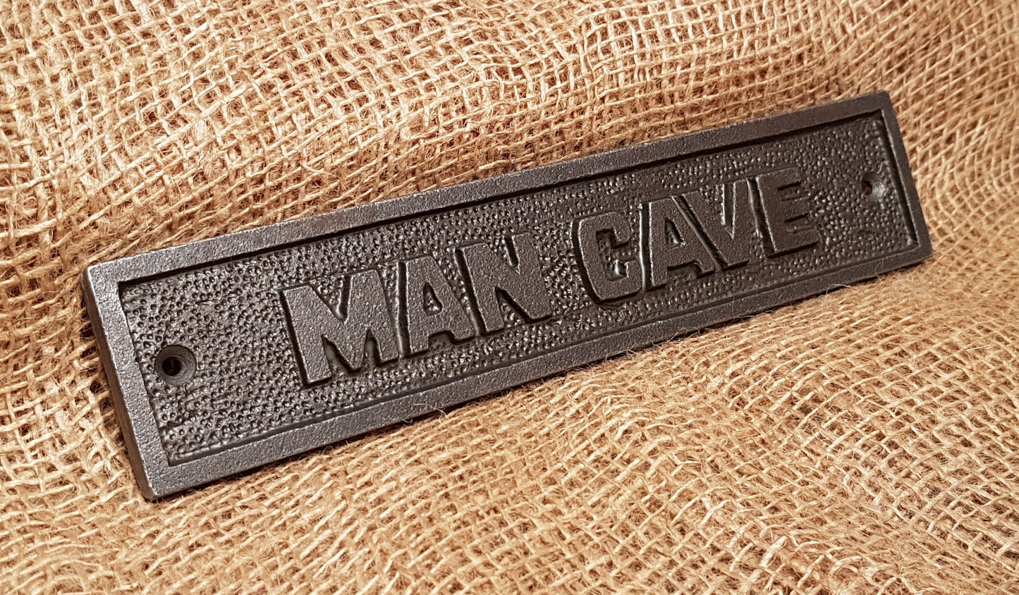 Man Cave - Spearhead Collection - Plaques and Signs - Gift Ideas, Home Decor, Man Cave Decor, Plaques and Signs, The Man Cave