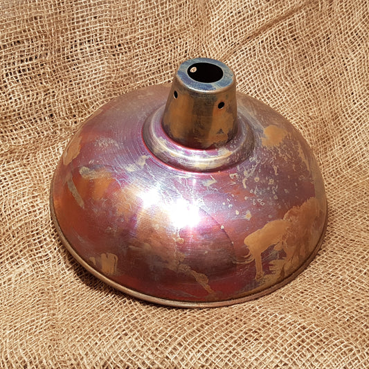 Factory - 11" Pendant Lamp Shade - Antique Copper Finish