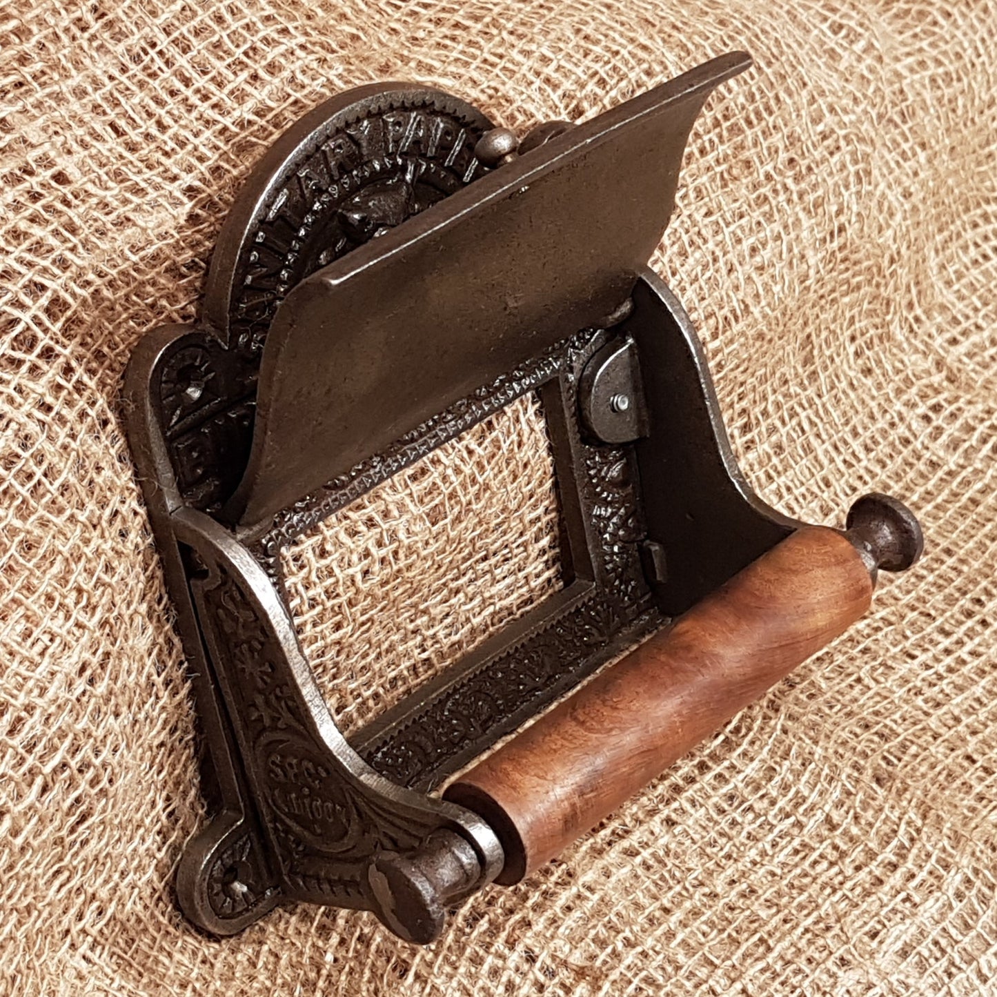 Bury St London Vintage Toilet Paper Holder Antique Iron - Spearhead Collection - Toilet Paper Holders - Bathroom Decor, Home Decor, Made in England, Toilet Paper Holders, Victorian