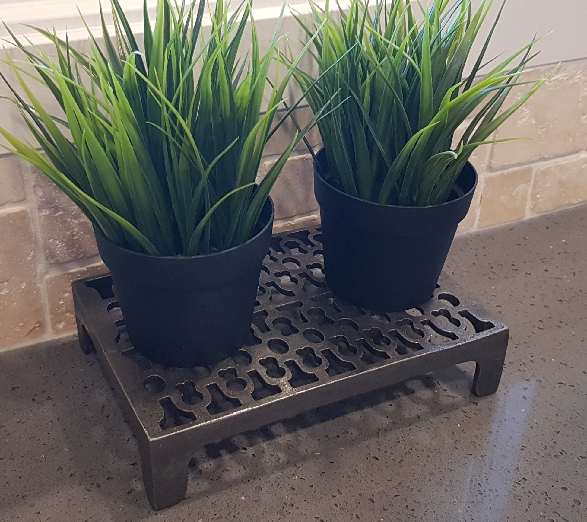 Trivet Pot Stand / Air Vent Grille - 6" x 9" - Spearhead Collection - Grilles, Trivets & Vents - Home Decor, Kitchen Decor, Pot Stand, Trivet, Vents