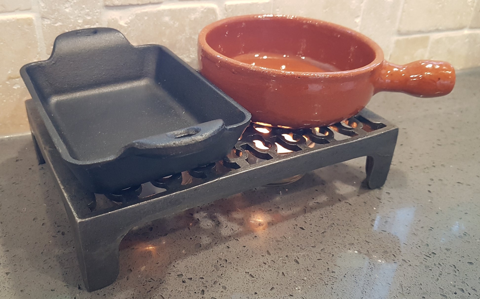 Trivet Pot Stand / Air Vent Grille - 6" x 9" - Spearhead Collection - Grilles, Trivets & Vents - Home Decor, Kitchen Decor, Pot Stand, Trivet, Vents