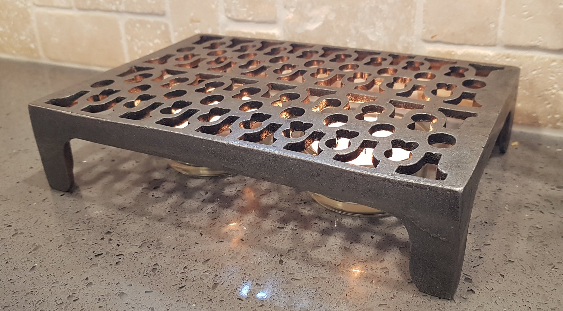 Trivet Pot Stand / Air Vent Grille - 6" x 9" - Spearhead Collection - Grilles, Trivets & Vents - Home Decor, Kitchen Decor, Pot Stand, Trivet, Vents