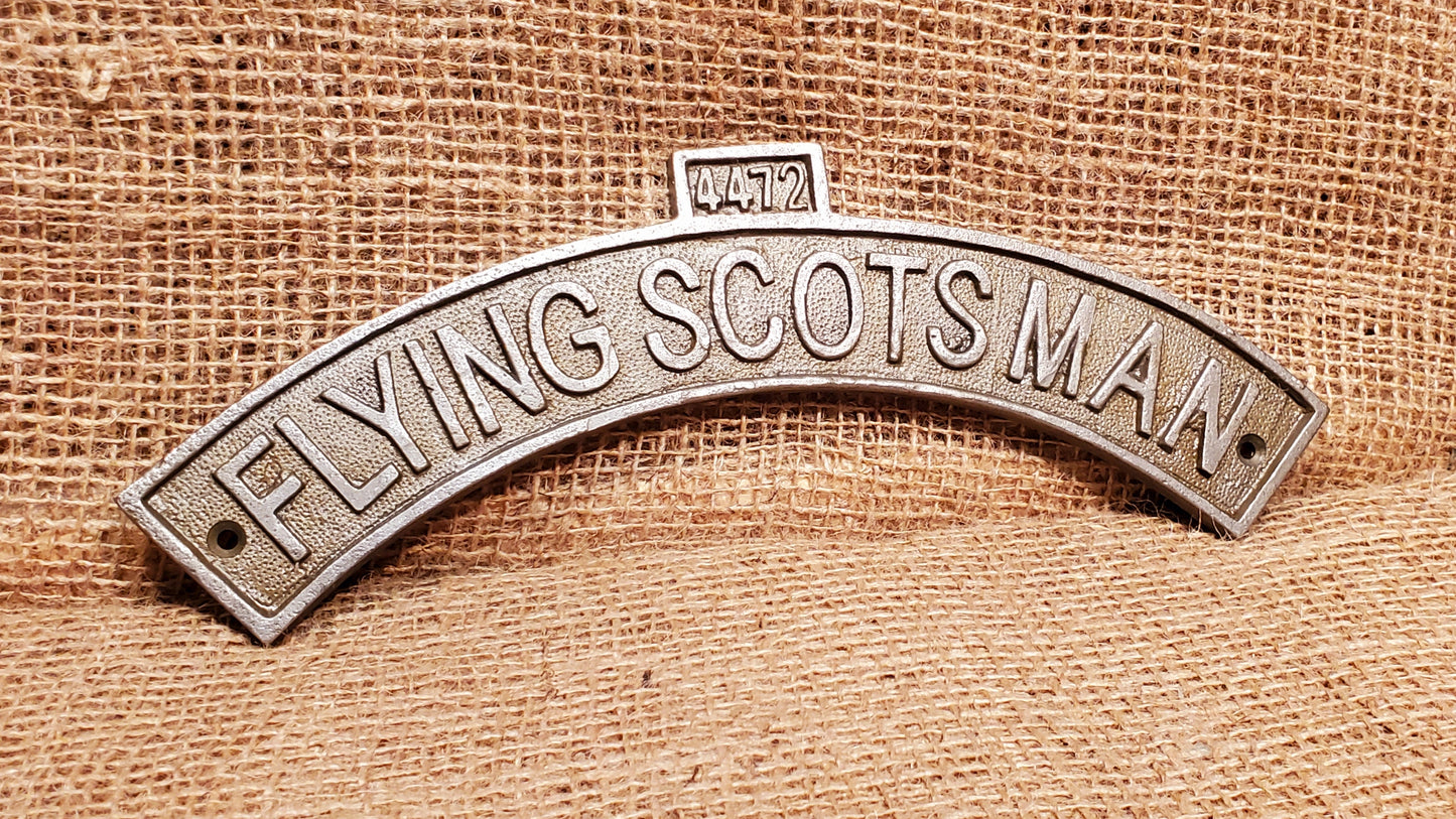 Flying Scotsman - Spearhead Collection - Plaques and Signs - Gift Ideas, Home Decor, Made in England, Plaques and Signs, Railway